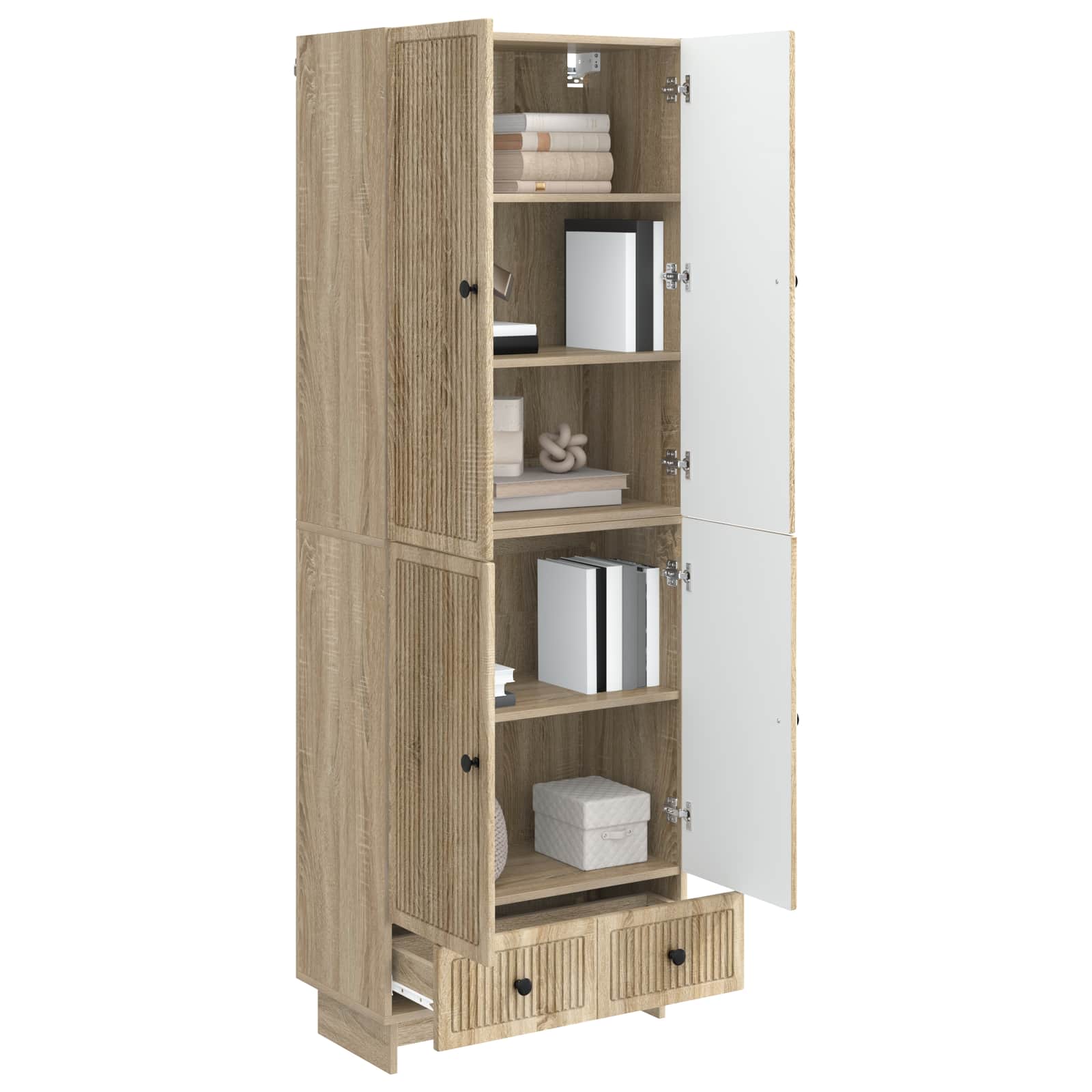 Ensemble de Meubles 2 pcs Chêne Sonoma 66 x 34,5 x 95 cm - XIOS