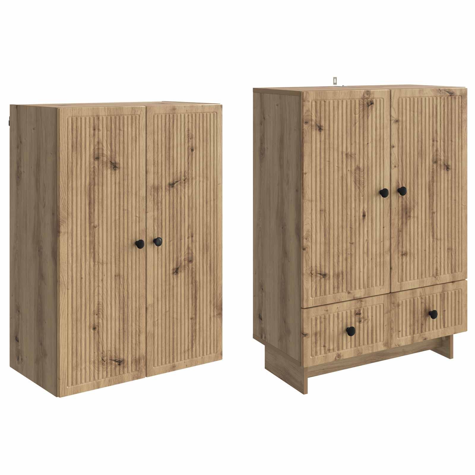 Ensemble de Meubles 2 pcs Chêne artisanal 66 x 34,5 x 95 cm - XIOS
