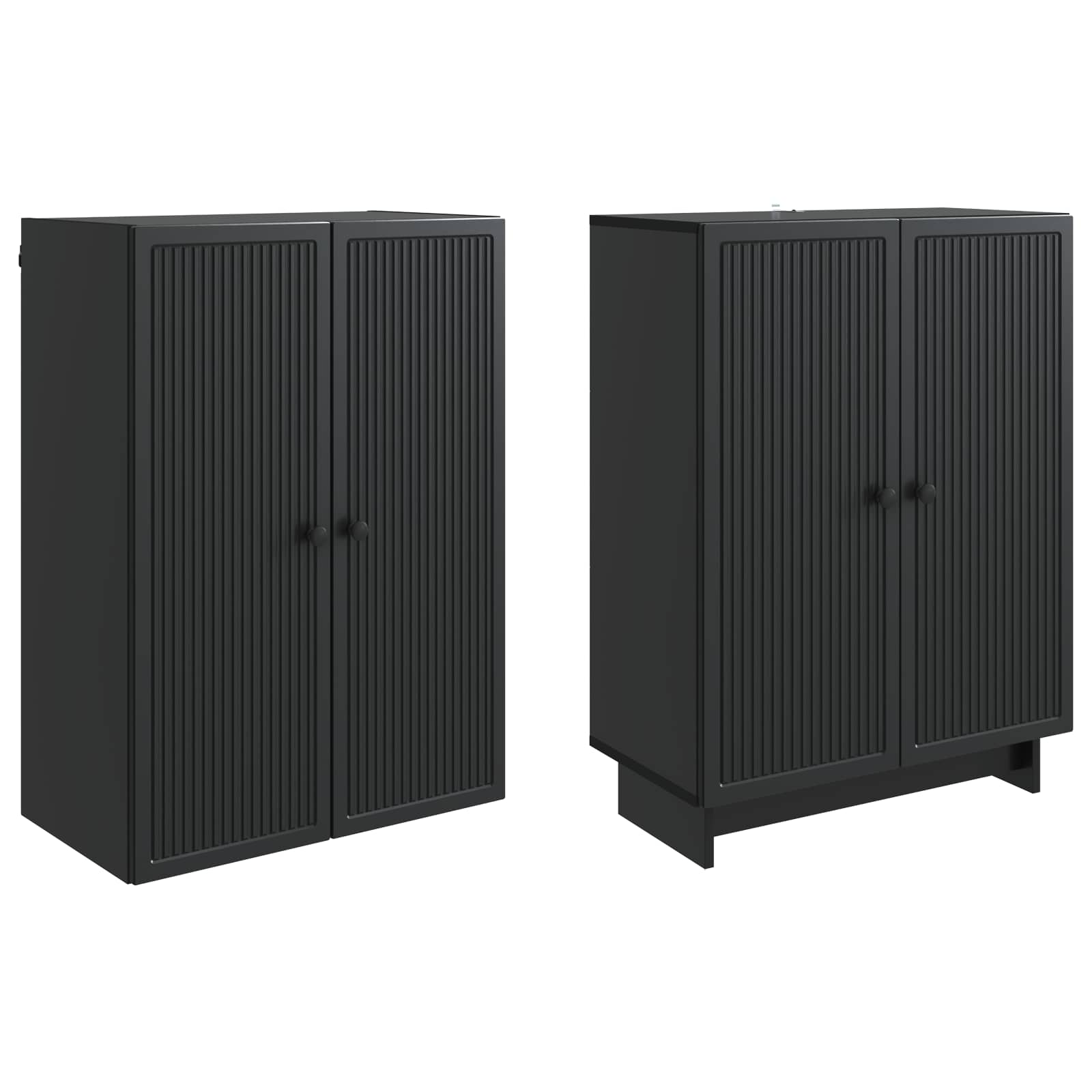 Ensemble de Meubles 2 pcs Noir 66 x 34,5 x 90 cm - XIOS