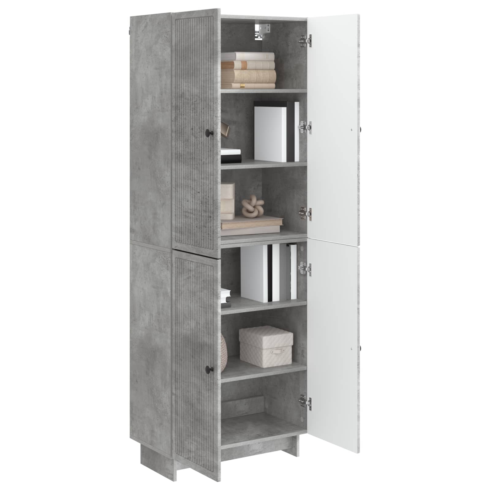 Ensemble de Meubles 2 pcs Gris béton 66 x 34,5 x 90 cm - XIOS