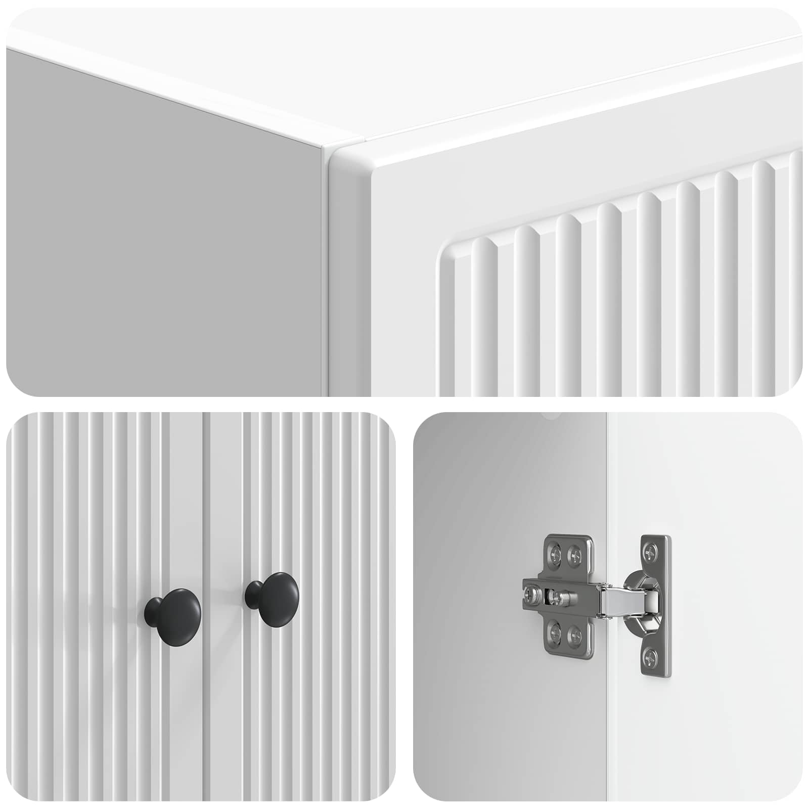 Ensemble de Meubles 2 pcs Blanc brillant 66 x 34,5 x 90 cm - XIOS