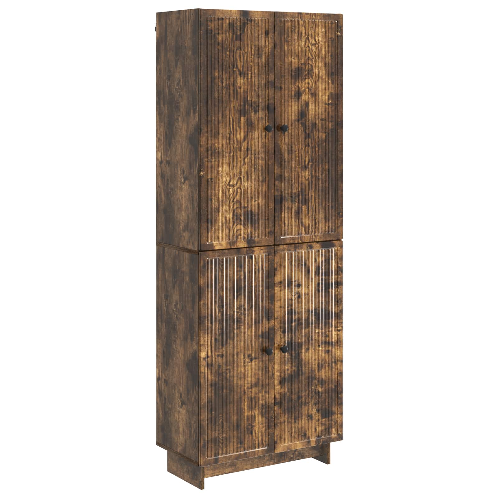 Ensemble de Meubles 2 pcs Chêne fumé 66 x 34,5 x 90 cm - XIOS