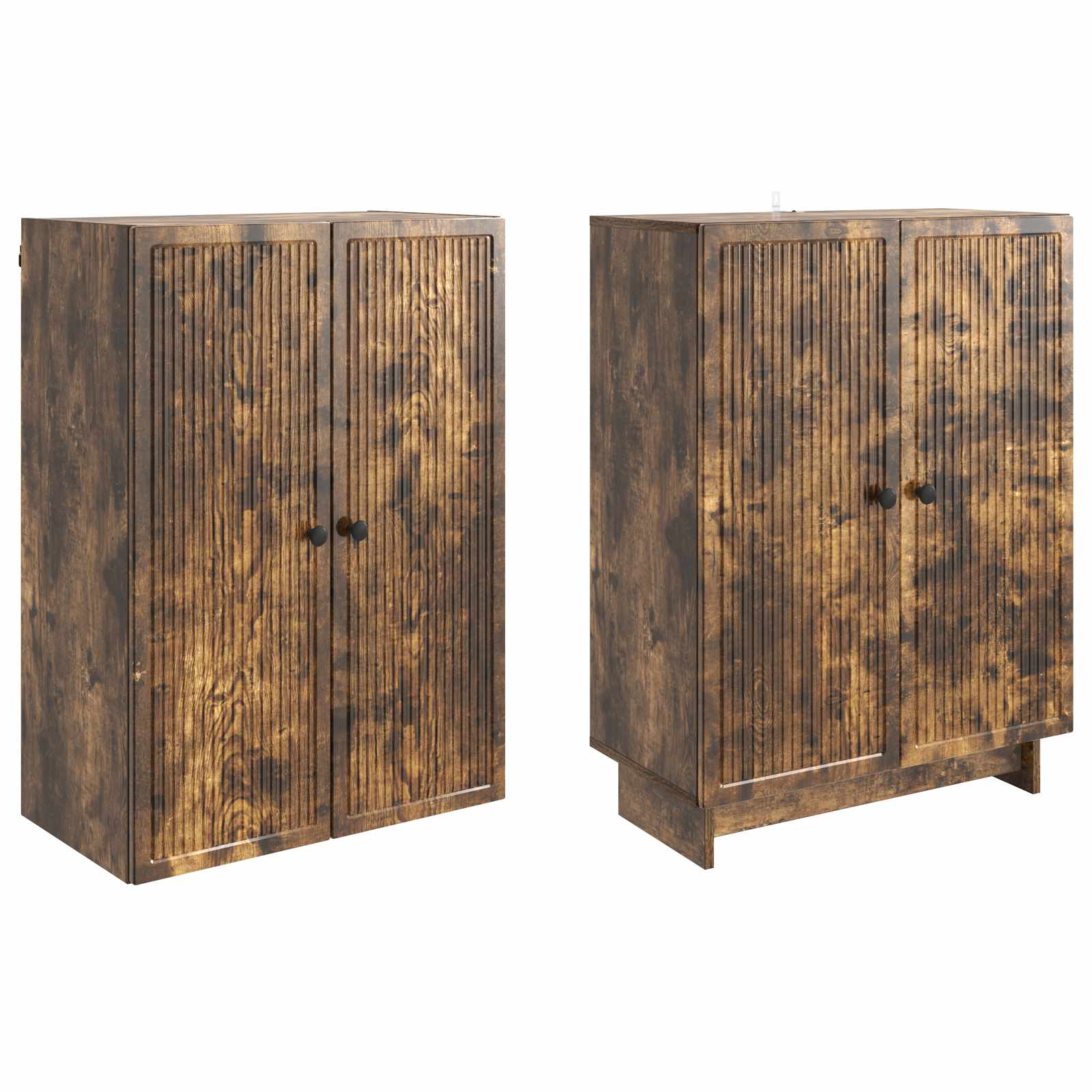 Ensemble de Meubles 2 pcs Chêne fumé 66 x 34,5 x 90 cm - XIOS