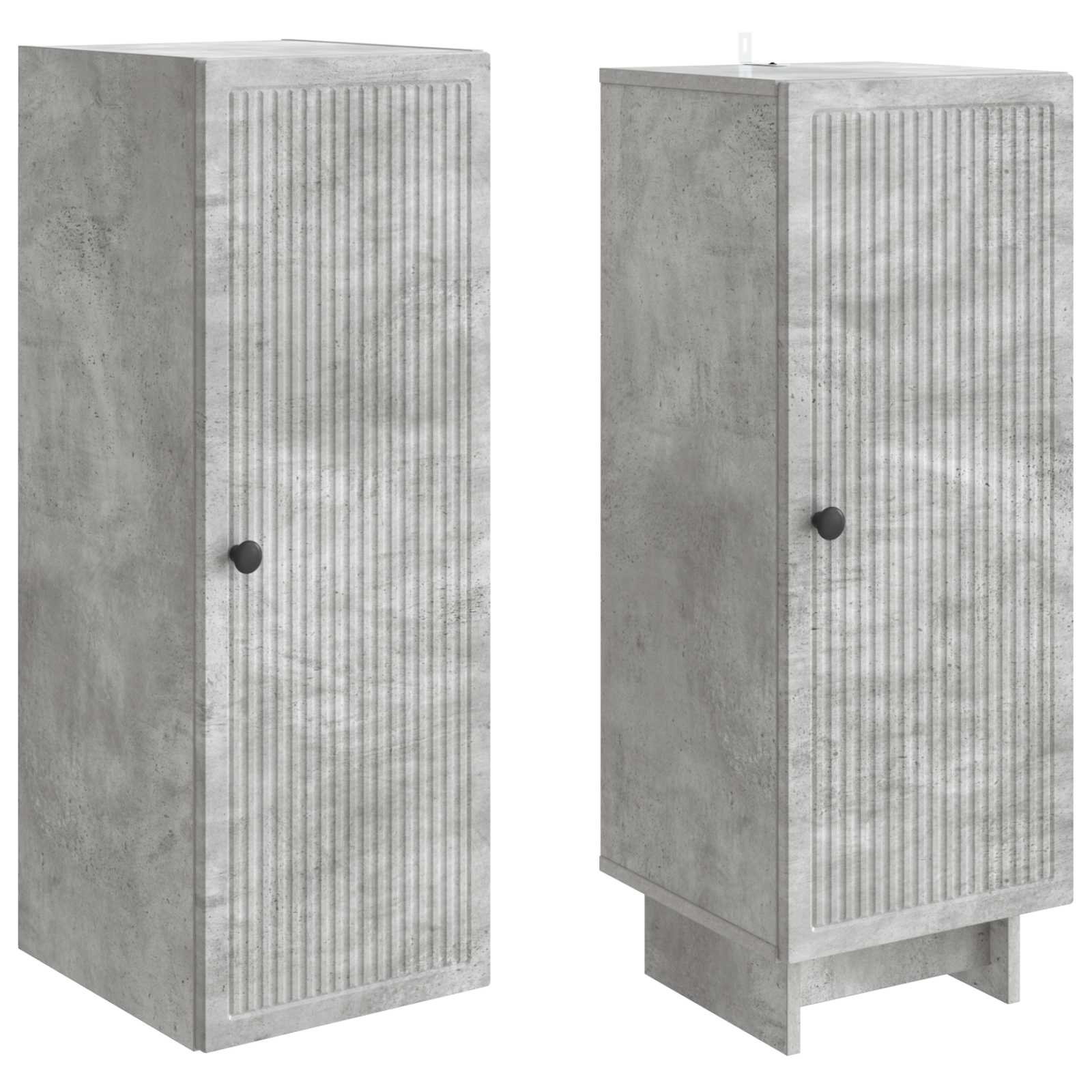 Ensemble de Meubles 2 pcs Gris béton 34,5 x 33 x 90 cm - XIOS