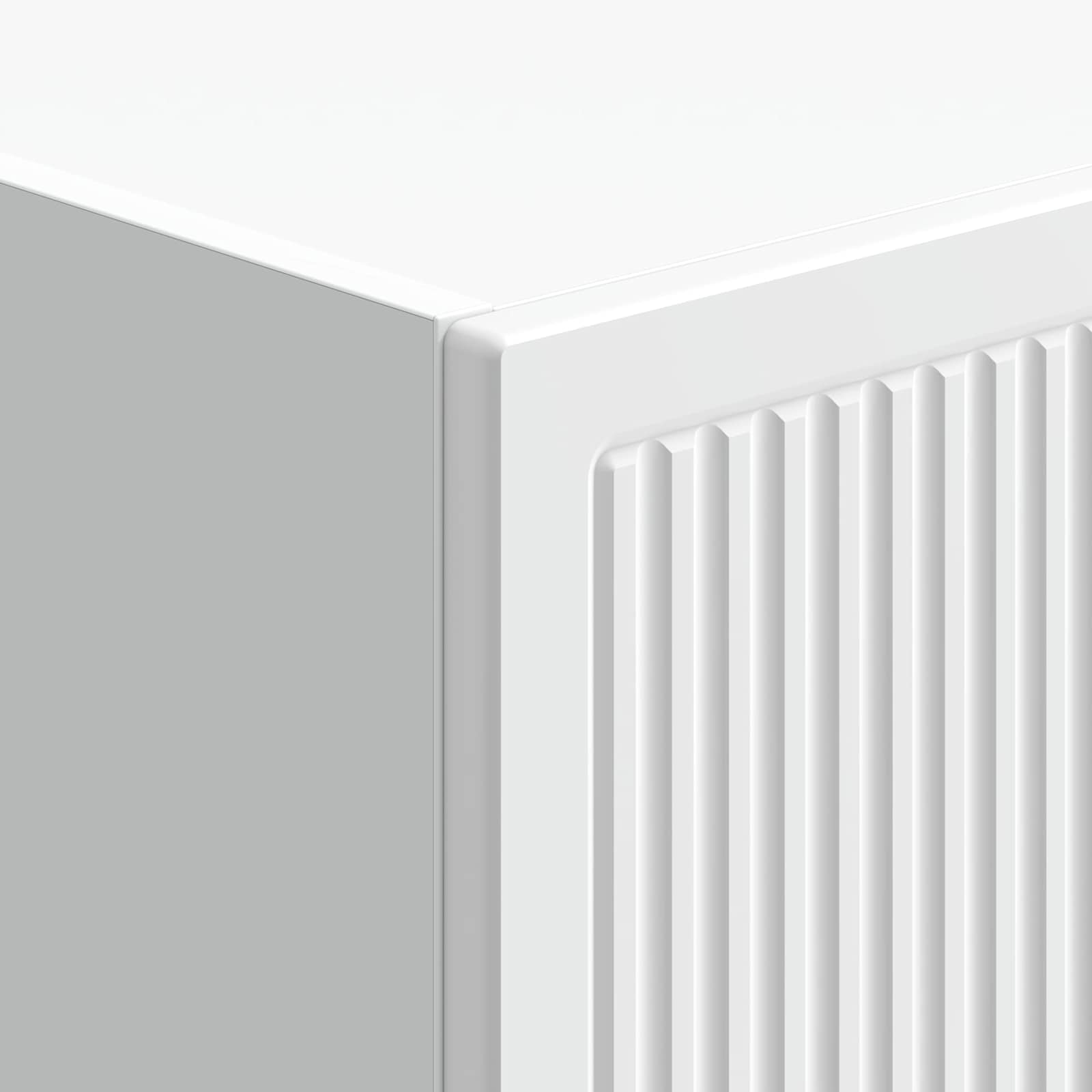 Ensemble de Meubles 2 pcs Blanc brillant 34,5 x 33 x 90 cm - XIOS