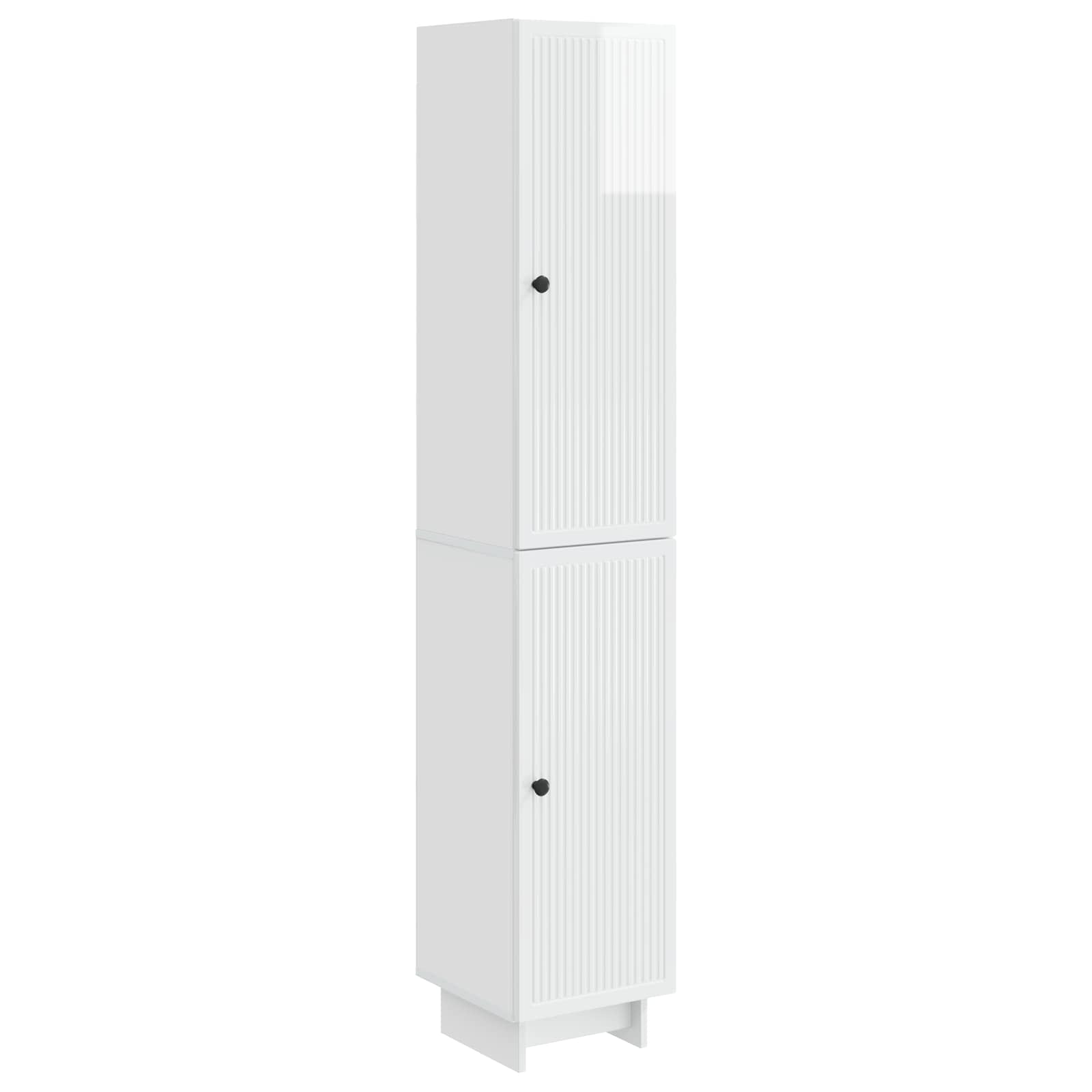 Ensemble de Meubles 2 pcs Blanc brillant 34,5 x 33 x 90 cm - XIOS