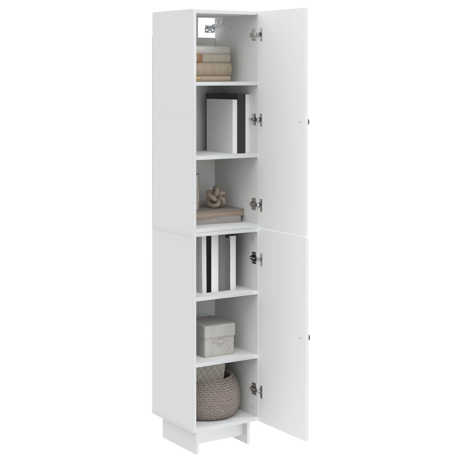 Ensemble de Meubles 2 pcs Blanc brillant 34,5 x 33 x 90 cm - XIOS