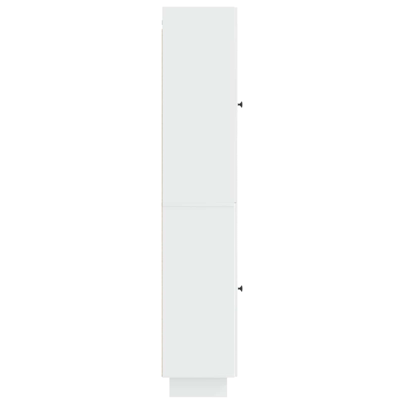 Ensemble de Meubles 2 pcs Blanc brillant 34,5 x 33 x 90 cm - XIOS