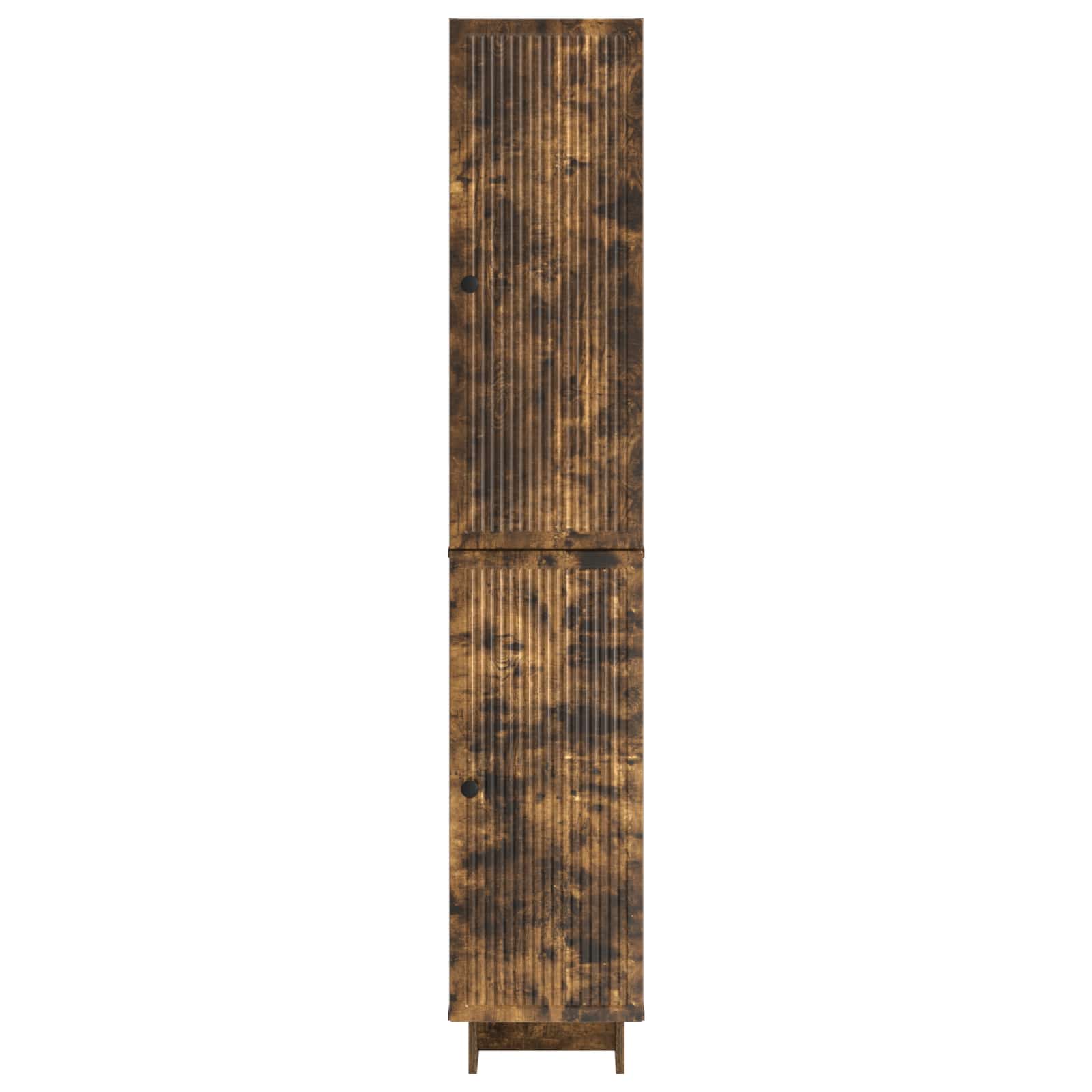 Ensemble de Meubles 2 pcs Chêne fumé 34,5 x 33 x 90 cm - XIOS