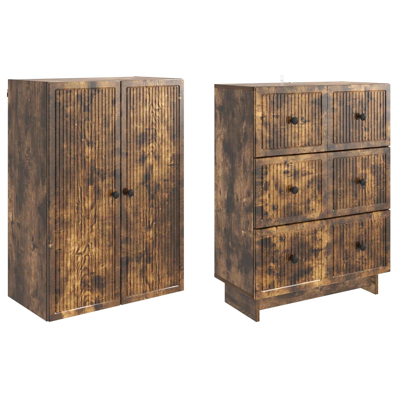 Ensemble de Meubles 2 pcs 66 x 34,5 x 90 cm Bois d'ingénierie - XIOS