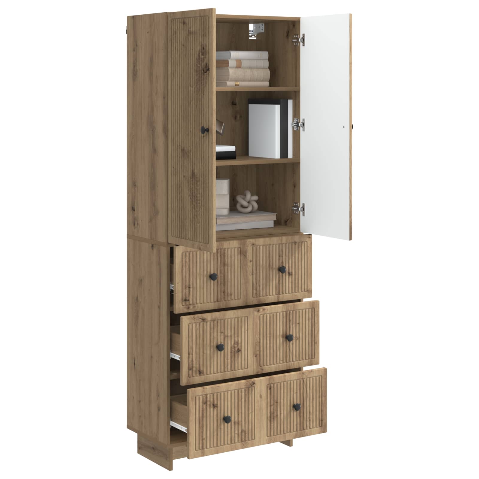 Ensemble de Meubles 2 pcs 66 x 34,5 x 90 cm Bois d'ingénierie - XIOS