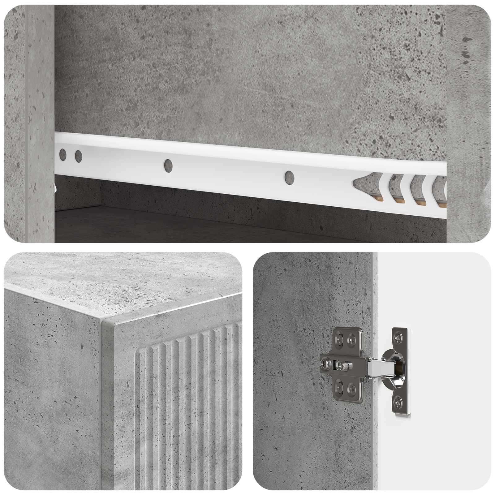 Ensemble de Meubles 2 pcs 33 x 34,5 x 90 cm Bois d'ingénierie - XIOS
