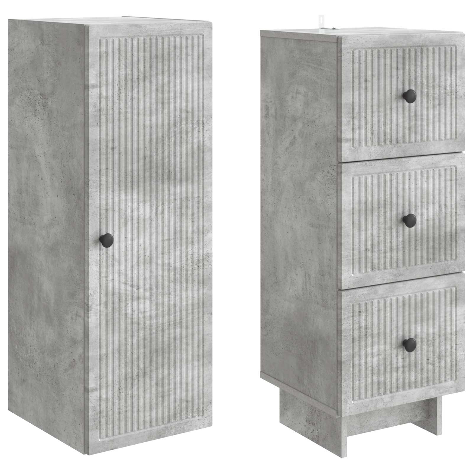 Ensemble de Meubles 2 pcs 33 x 34,5 x 90 cm Bois d'ingénierie - XIOS
