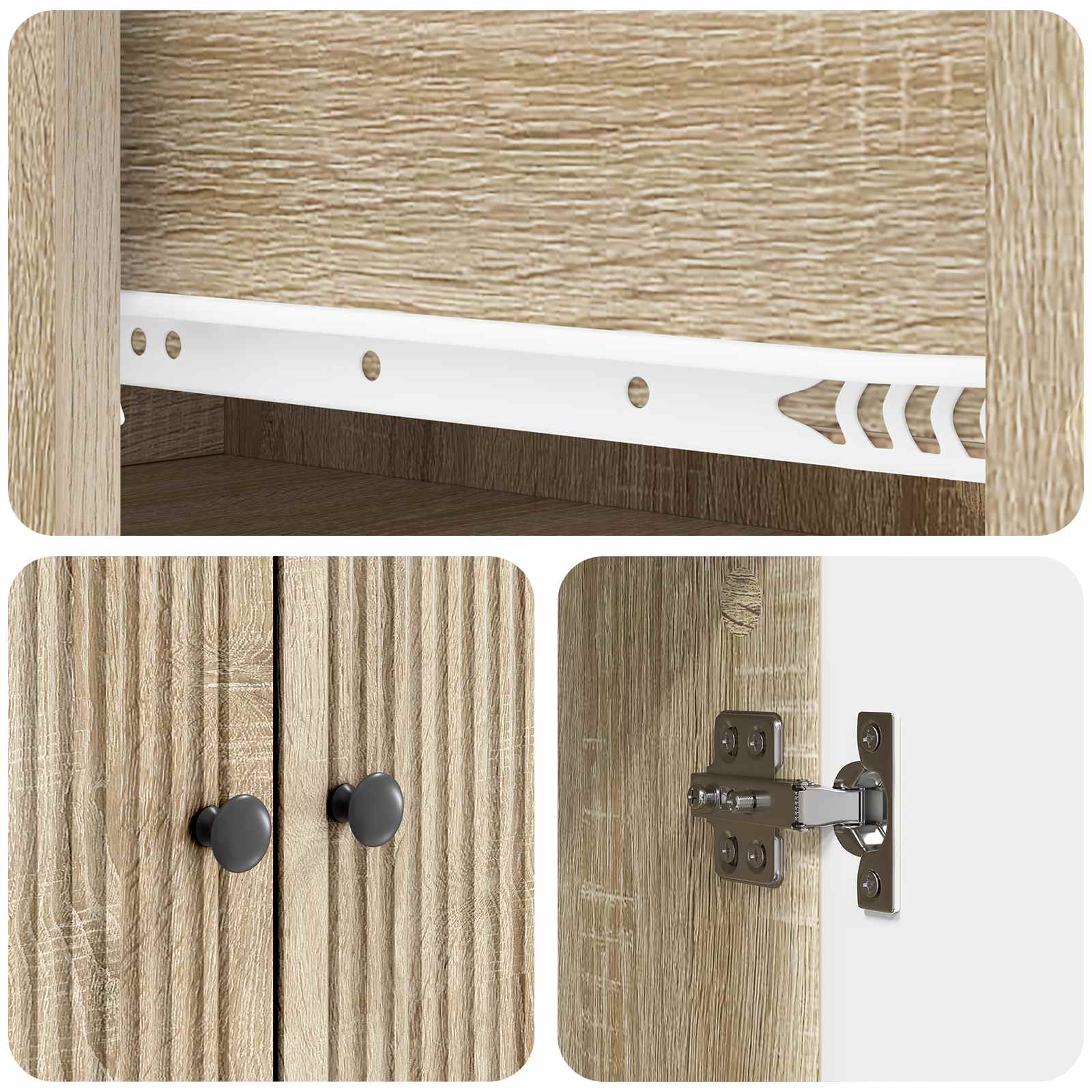 Ensemble de Meubles 2 pcs 66 x 34,5 x 90 cm Bois d'ingénierie - XIOS