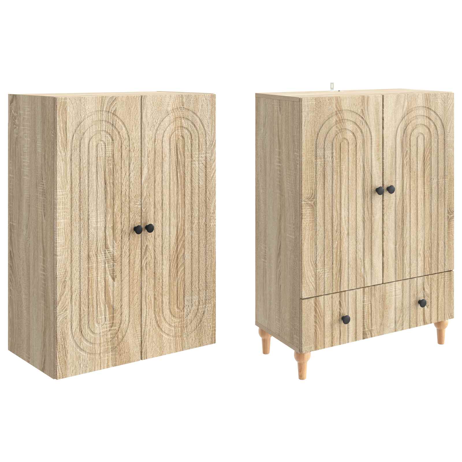 Ensemble de Meubles 2 pcs 66 x 34,5 x 95 cm Bois d'ingénierie - XIOS