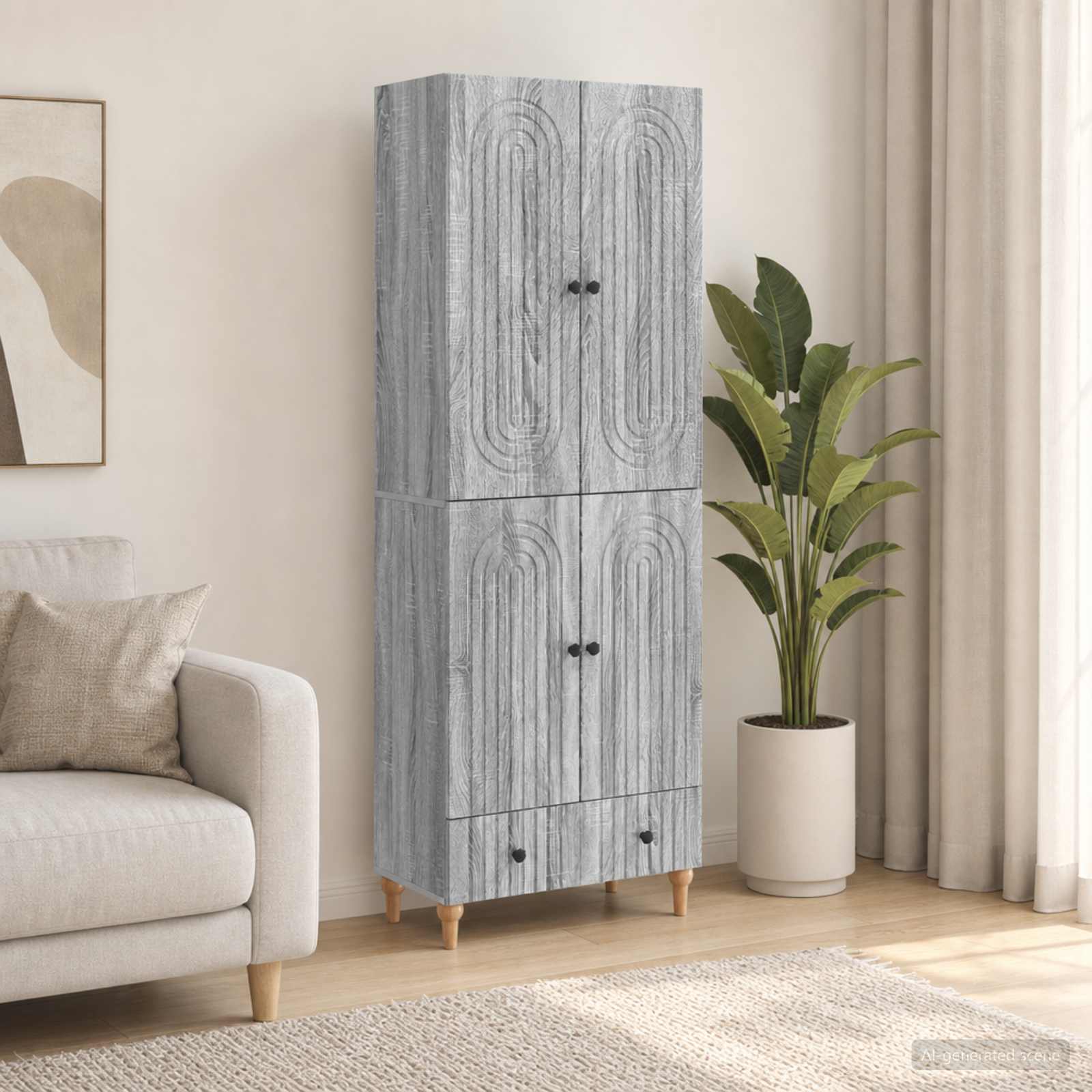 Ensemble de Meubles 2 pc Bois d'ingénierie