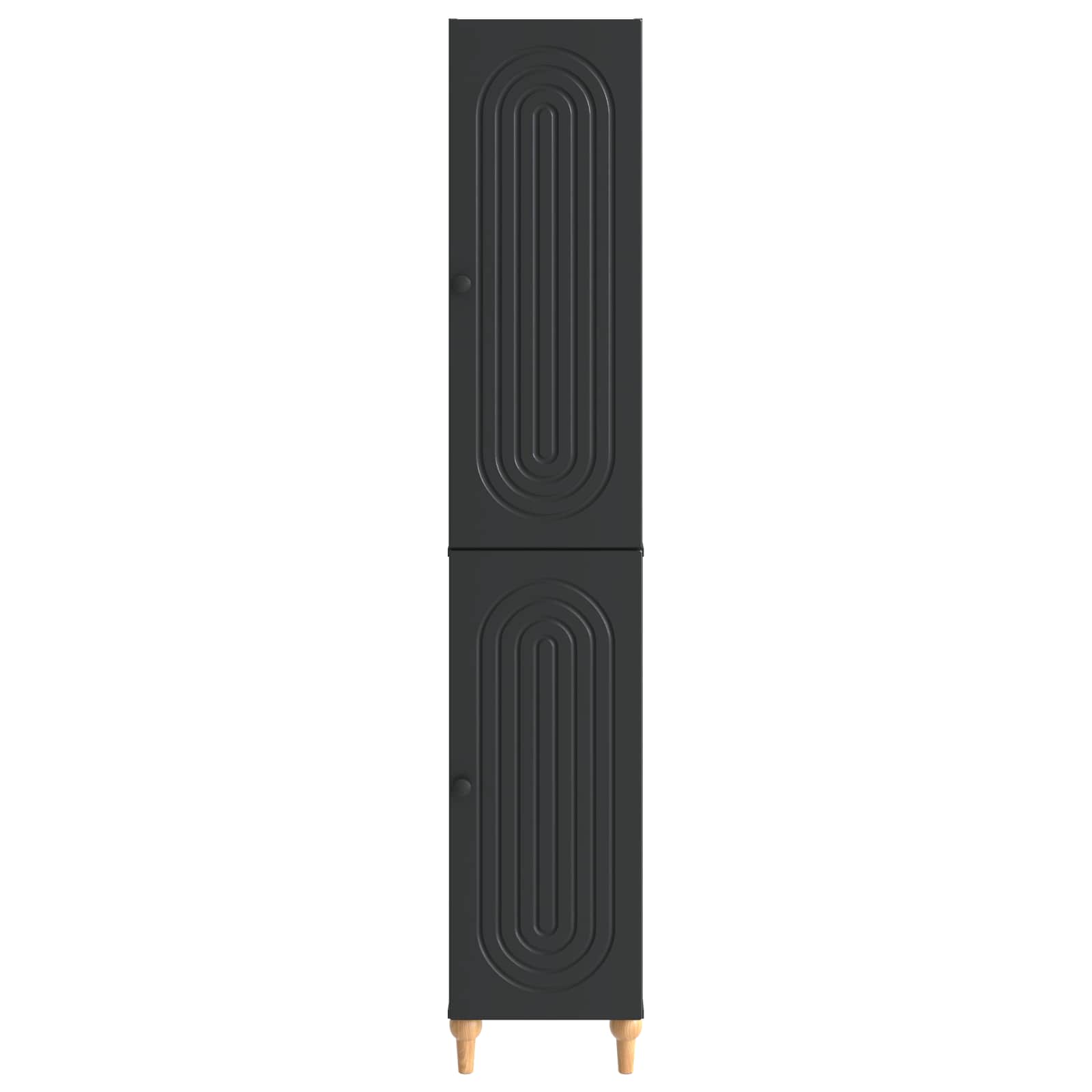Ensemble de Meubles 2 pcs Noir Bois d'ingénierie - XIOS