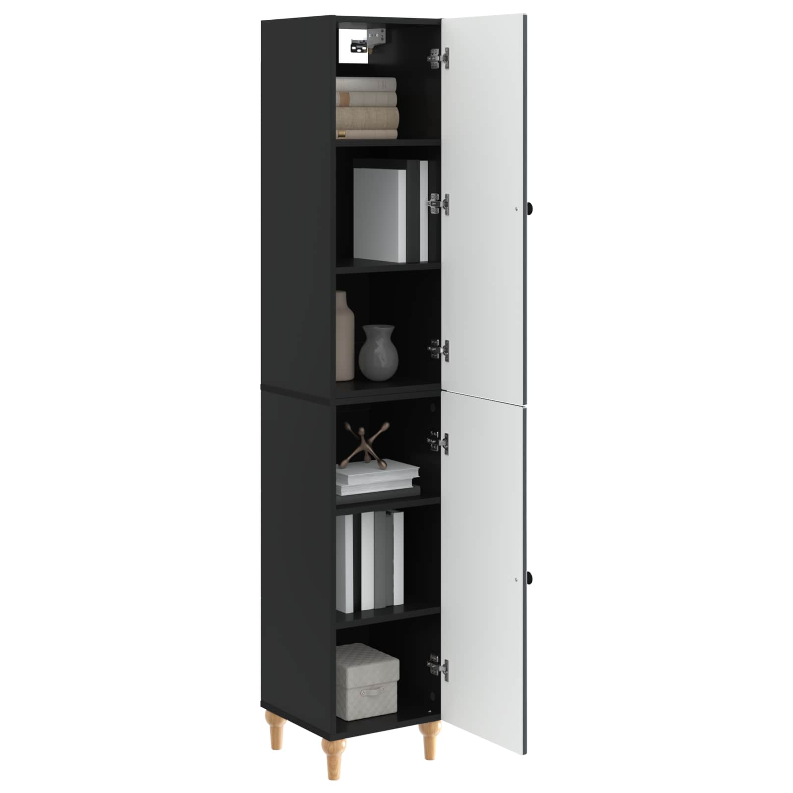 Ensemble de Meubles 2 pcs Noir Bois d'ingénierie - XIOS