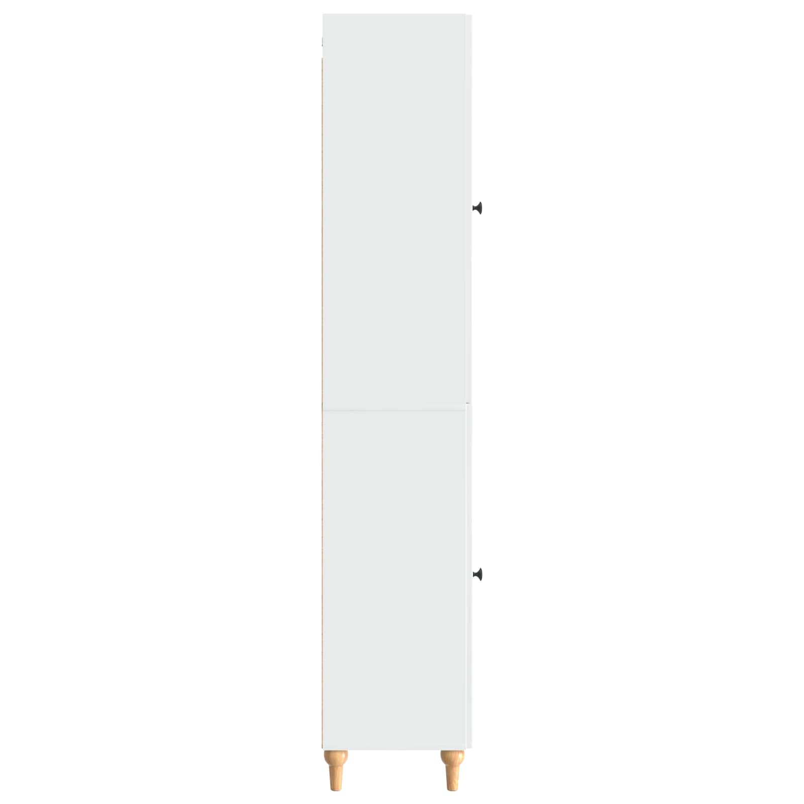 Ensemble de Meubles 2 pcs Blanc brillant Bois d'ingénierie - XIOS