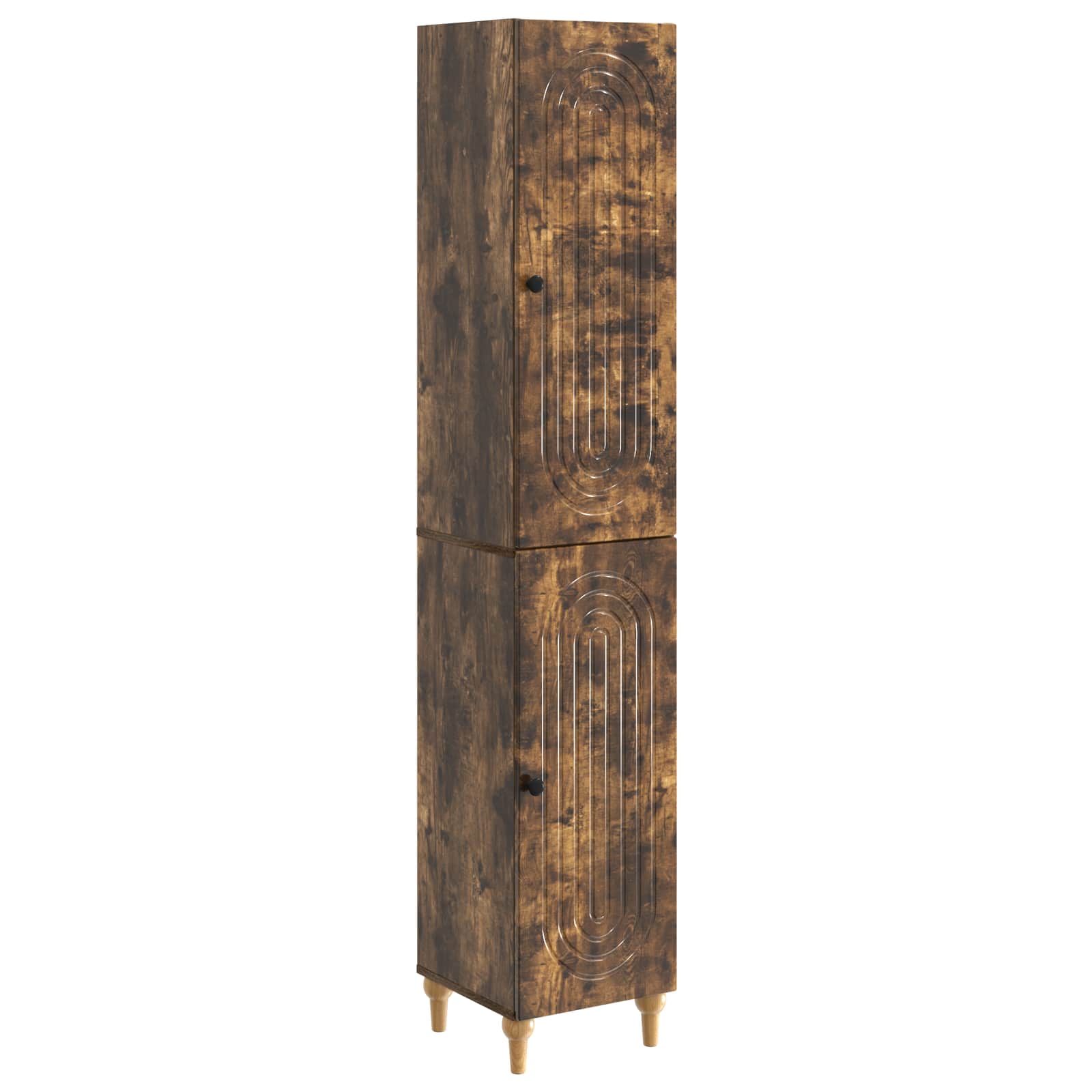 Ensemble de Meubles 2 pcs Chêne fumé Bois d'ingénierie - XIOS