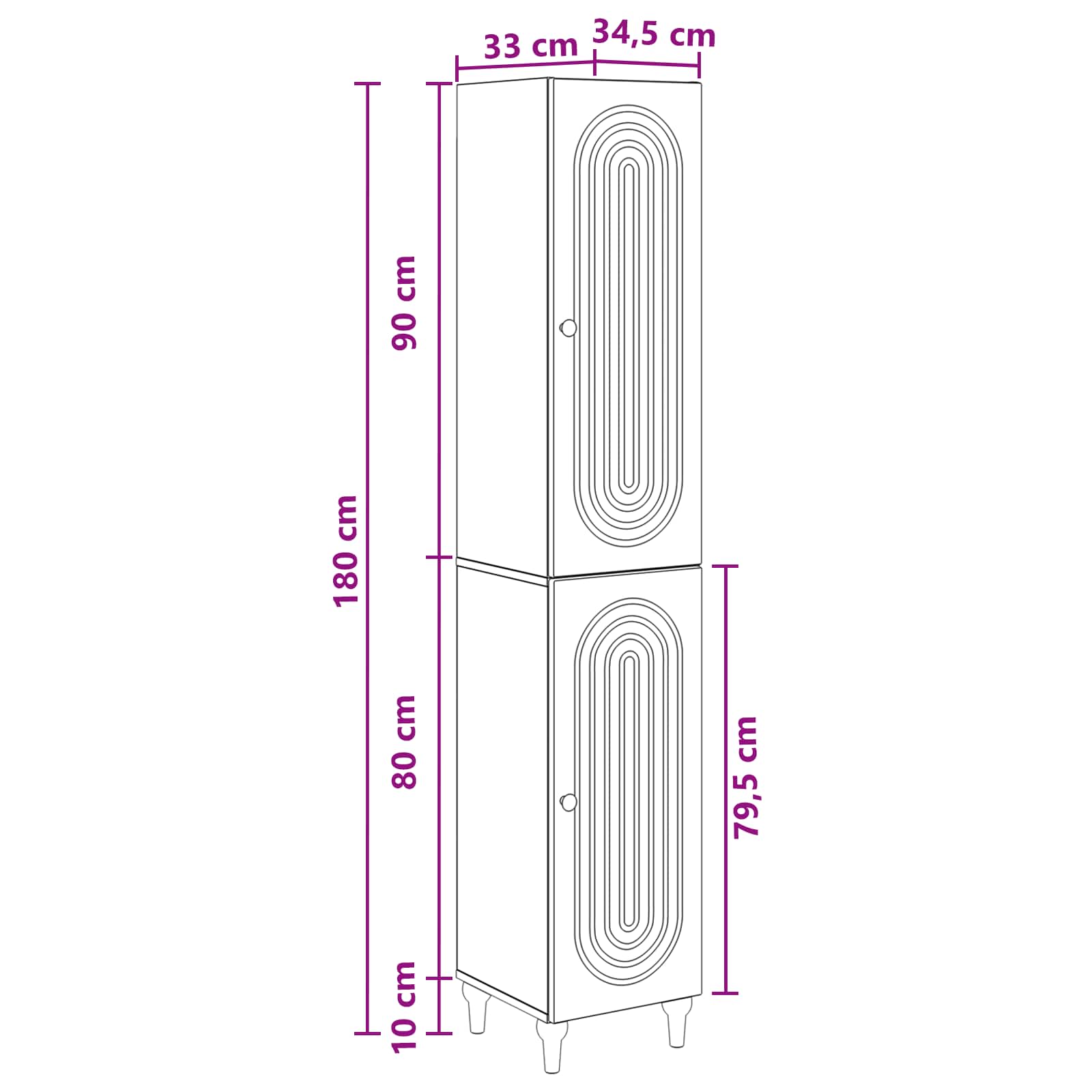 Ensemble de Meubles 2 pcs Chêne artisanal Bois d'ingénierie - XIOS