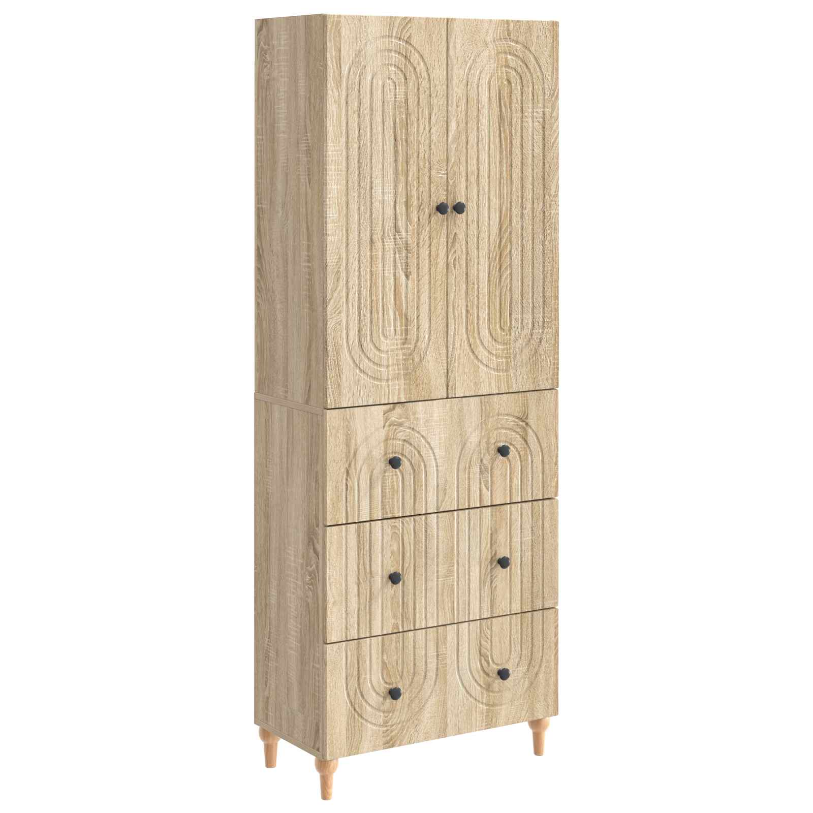 Ensemble de Meubles 2 pcs 66 x 34,5 x 90 cm Bois d'ingénierie - XIOS
