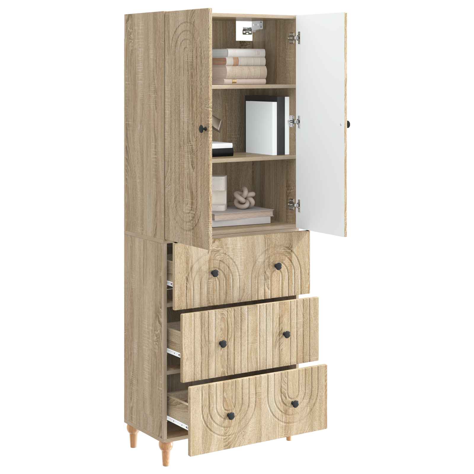 Ensemble de Meubles 2 pcs 66 x 34,5 x 90 cm Bois d'ingénierie - XIOS