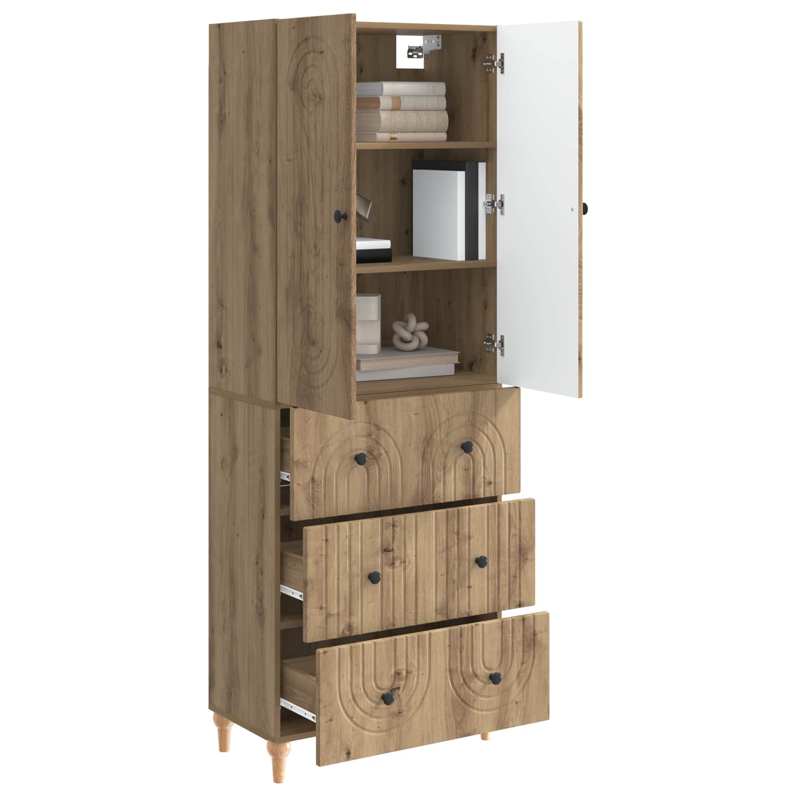 Ensemble de Meubles 2 pcs 66 x 34,5 x 90 cm Bois d'ingénierie - XIOS