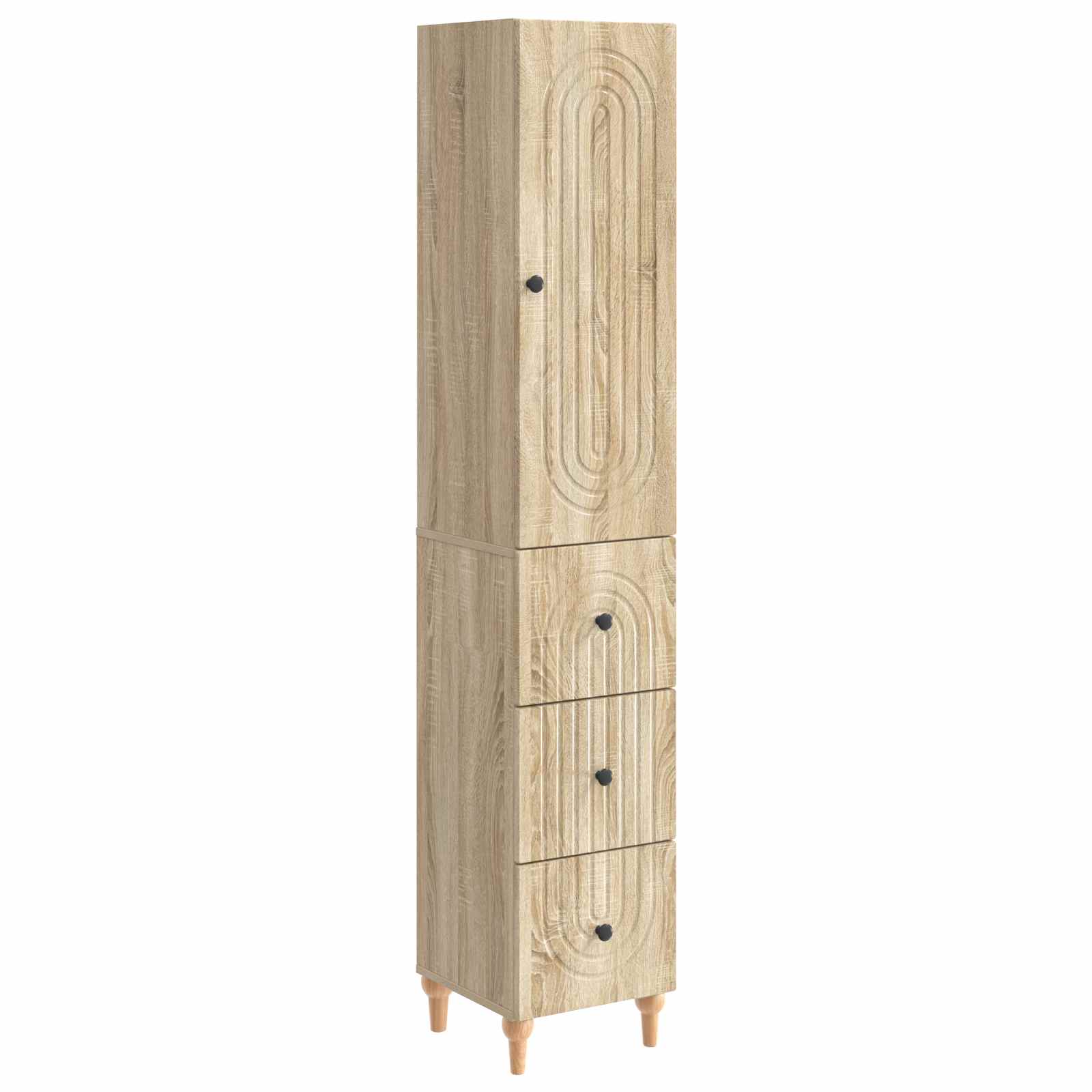 Ensemble de Meubles 2 pcs 33 x 34,5 x 90 cm Bois d'ingénierie - XIOS