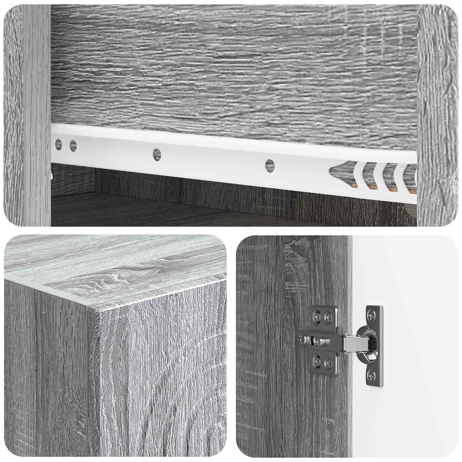 Ensemble de Meubles 2 pcs 33 x 34,5 x 90 cm Bois d'ingénierie - XIOS