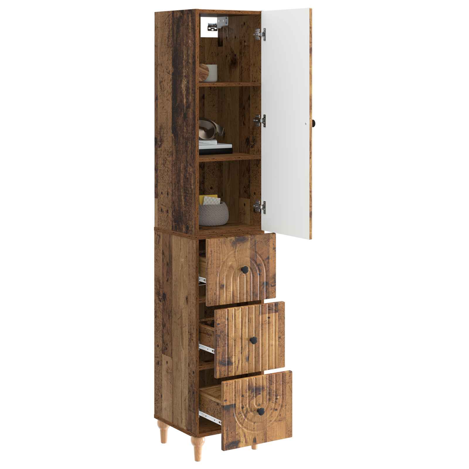 Ensemble de Meubles 2 pcs 33 x 34,5 x 90 cm Bois d'ingénierie - XIOS