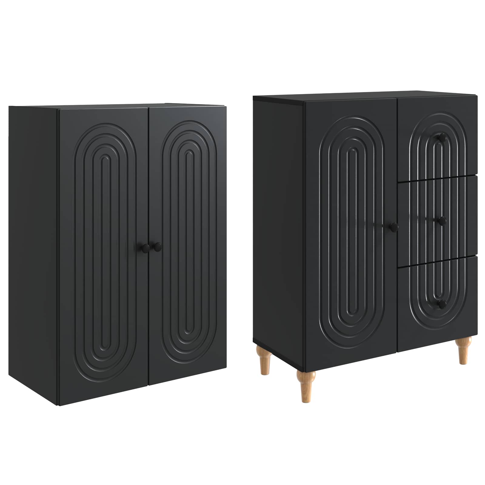 Ensemble de Meubles 2 pcs 66 x 34,5 x 90 cm Bois d'ingénierie - XIOS
