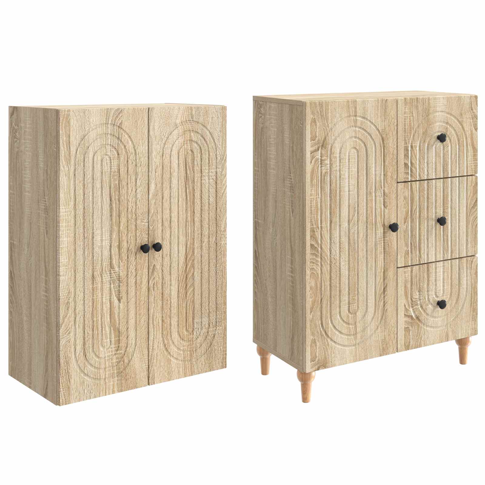 Ensemble de Meubles 2 pcs 66 x 34,5 x 90 cm Bois d'ingénierie - XIOS