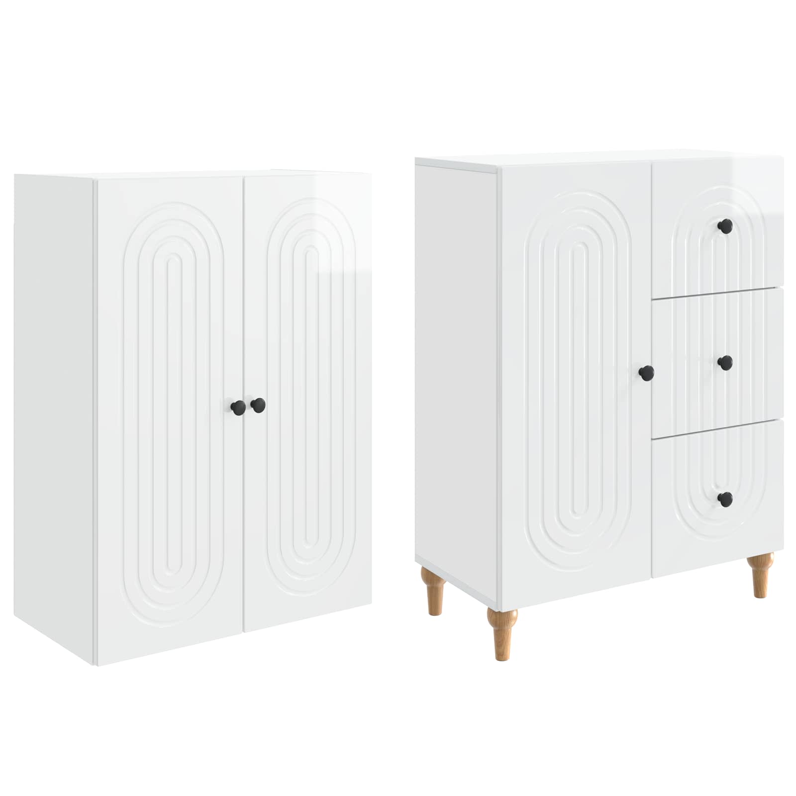 Ensemble de Meubles 2 pcs 66 x 34,5 x 90 cm Bois d'ingénierie - XIOS