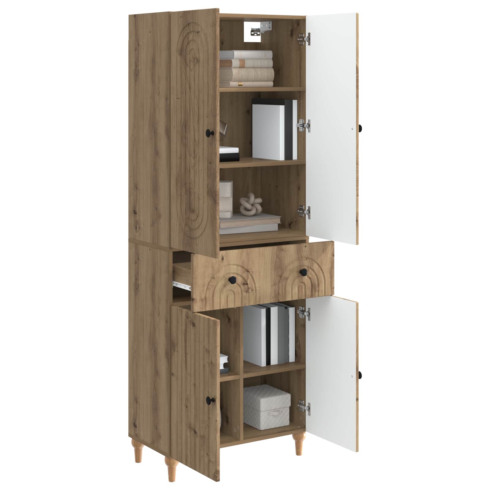 Ensemble de Meubles 2 pcs 66 x 34,5 x 90 cm Bois d'ingénierie - XIOS