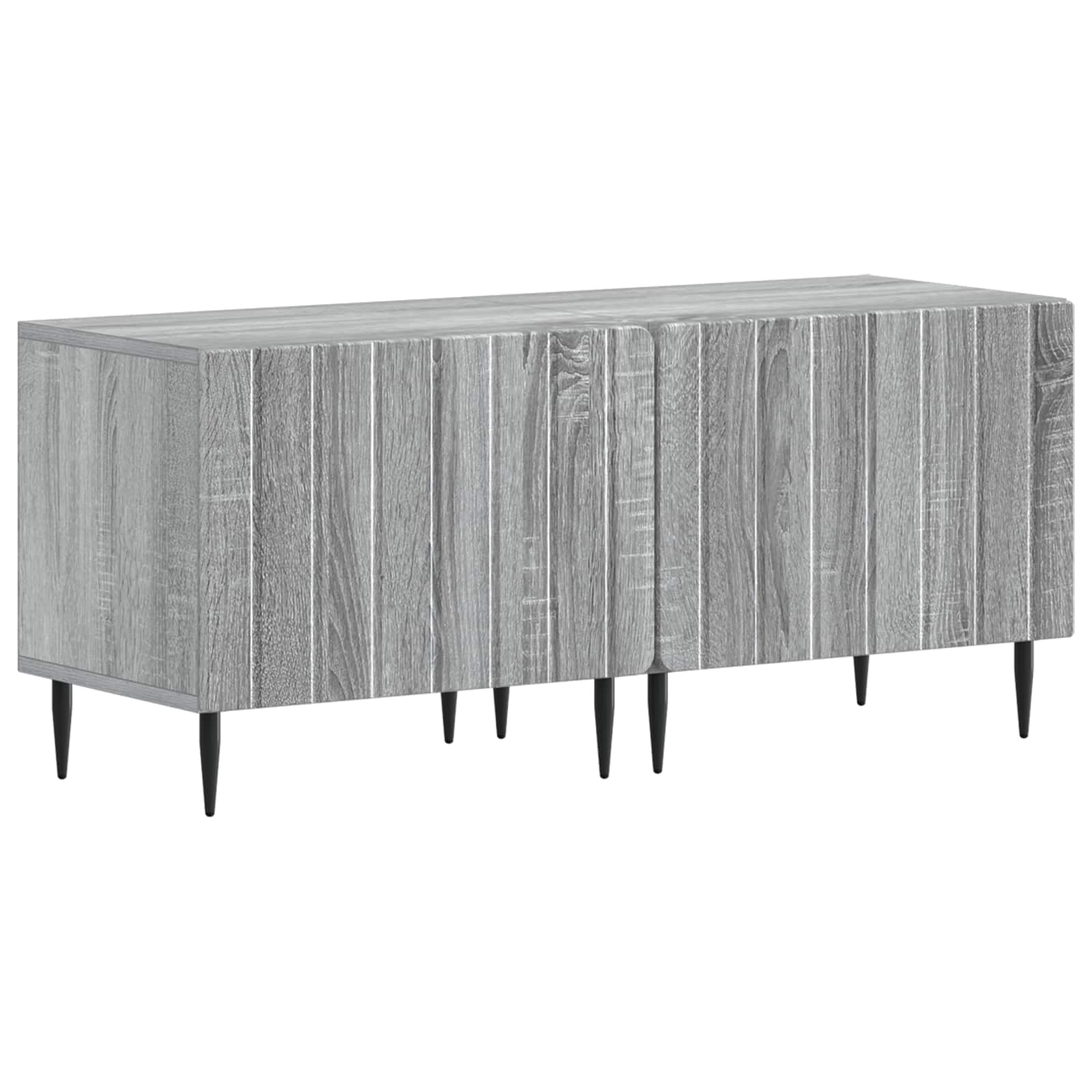 Meuble TV LED 5 pièces Sonoma gris Bois d'ingénierie