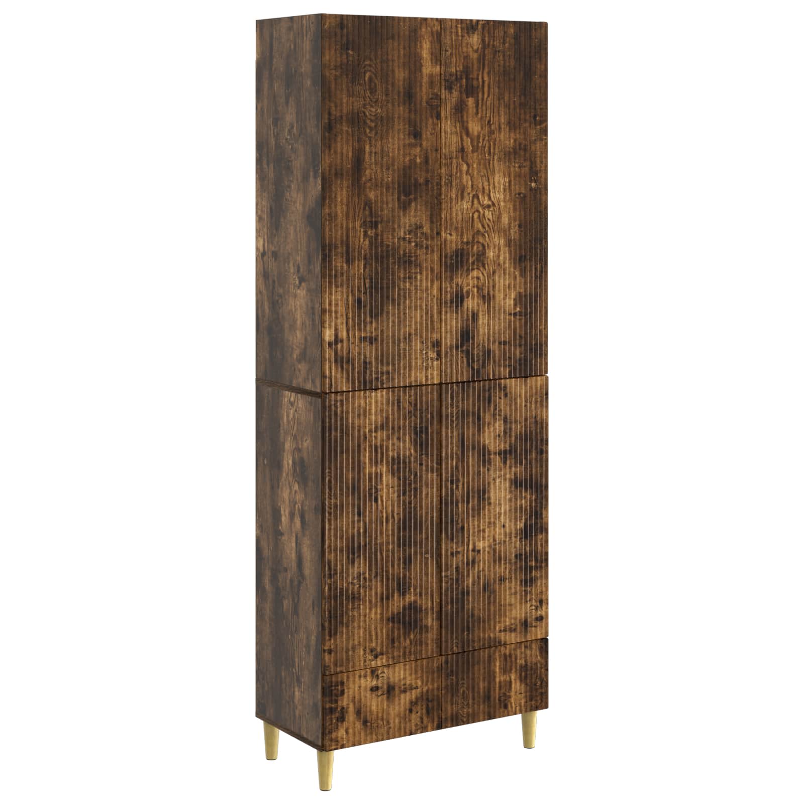 Ensemble de Meubles 2 pcs Chêne fumé 66 x 34,5 x 95 cm - XIOS
