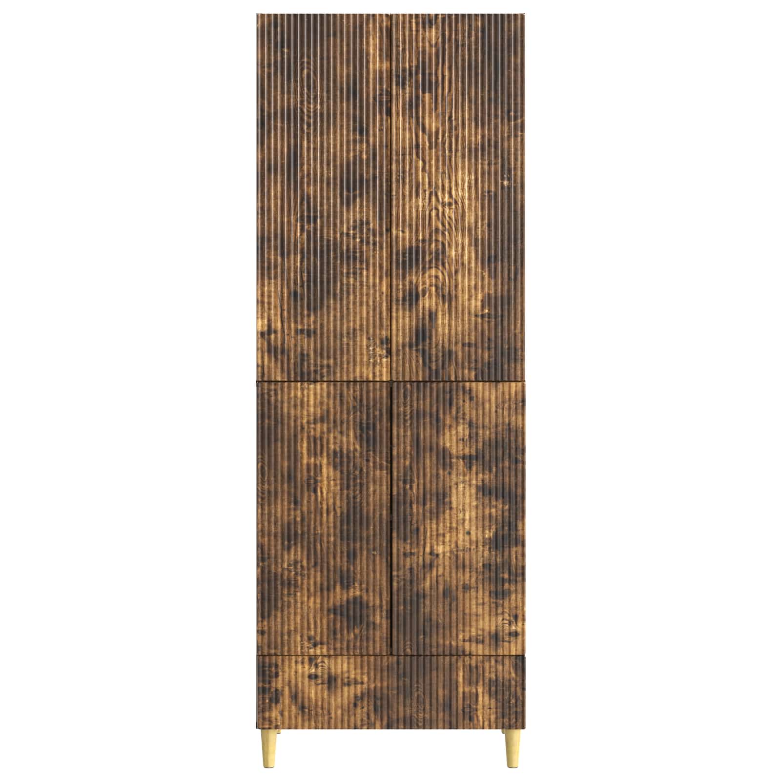 Ensemble de Meubles 2 pcs Chêne fumé 66 x 34,5 x 95 cm - XIOS