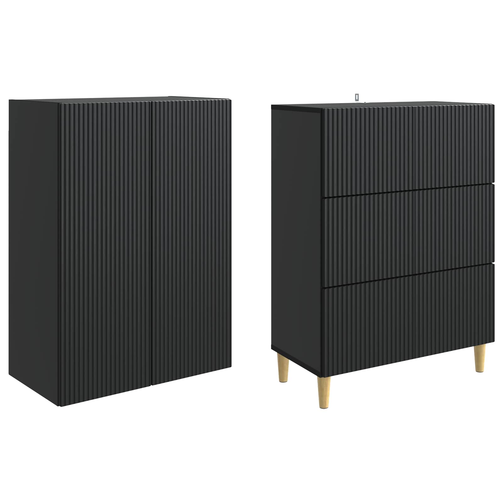 Ensemble de Meubles 2 pcs 66 x 34,5 x 90 cm Bois d'ingénierie - XIOS