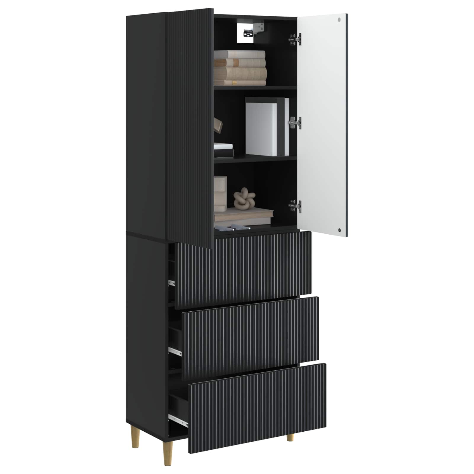 Ensemble de Meubles 2 pcs 66 x 34,5 x 90 cm Bois d'ingénierie - XIOS