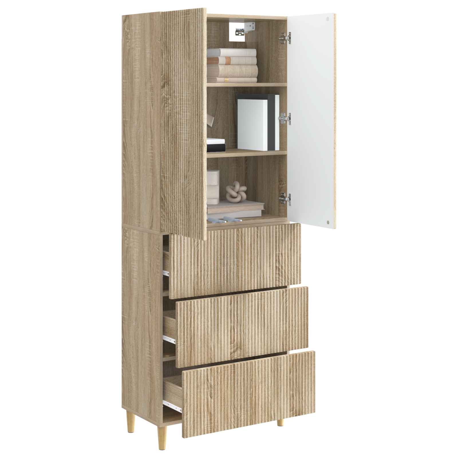 Ensemble de Meubles 2 pcs Chêne Sonoma 66 x 34,5 x 90 cm - XIOS