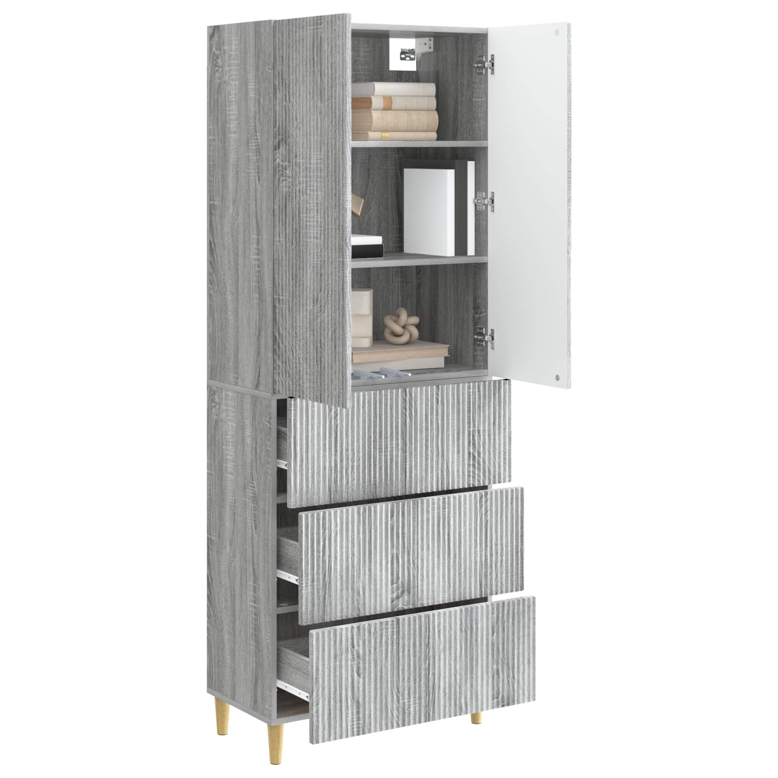 Ensemble de Meubles 2 pcs 66 x 34,5 x 90 cm Bois d'ingénierie - XIOS