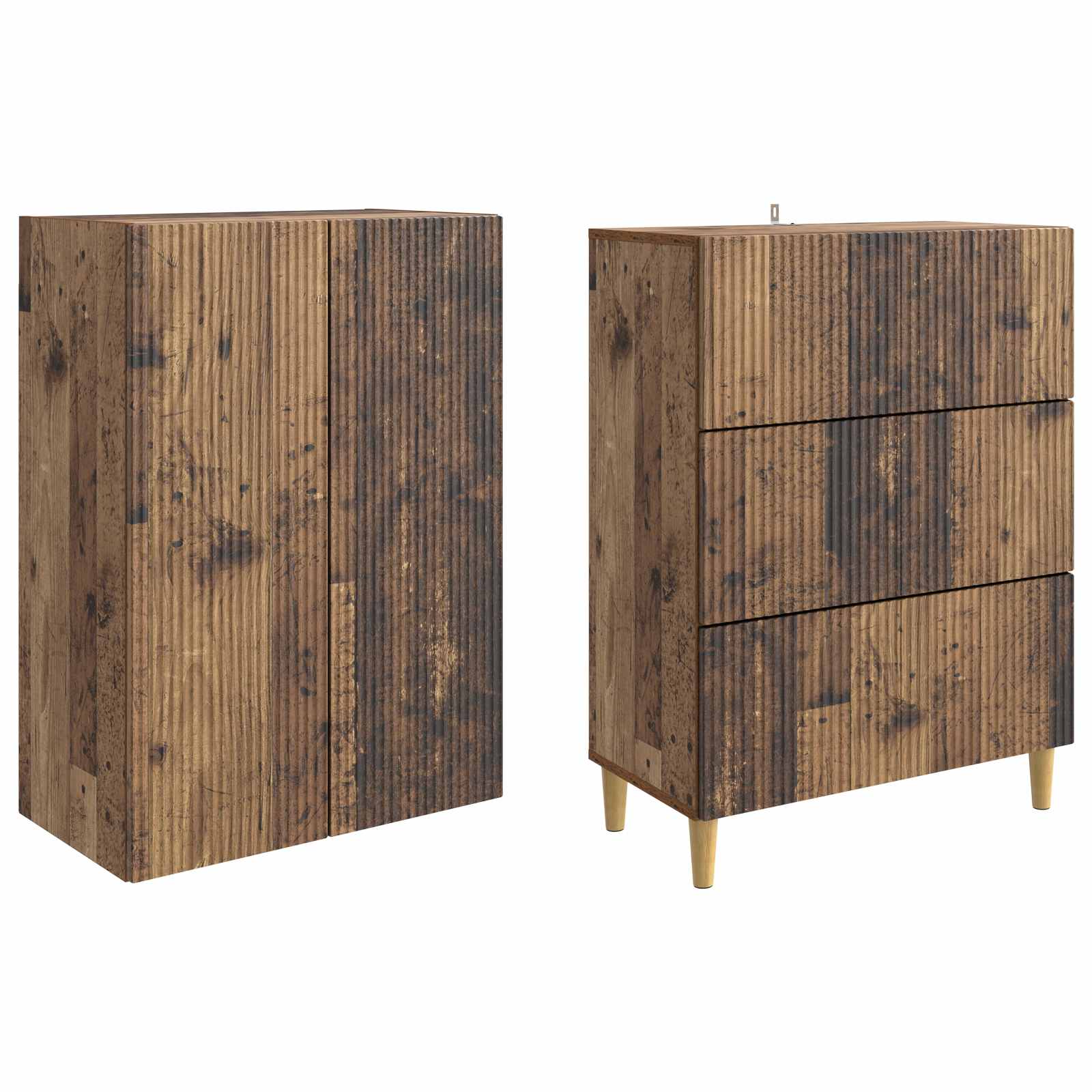 Ensemble de Meubles 2 pcs 66 x 34,5 x 90 cm Bois d'ingénierie - XIOS