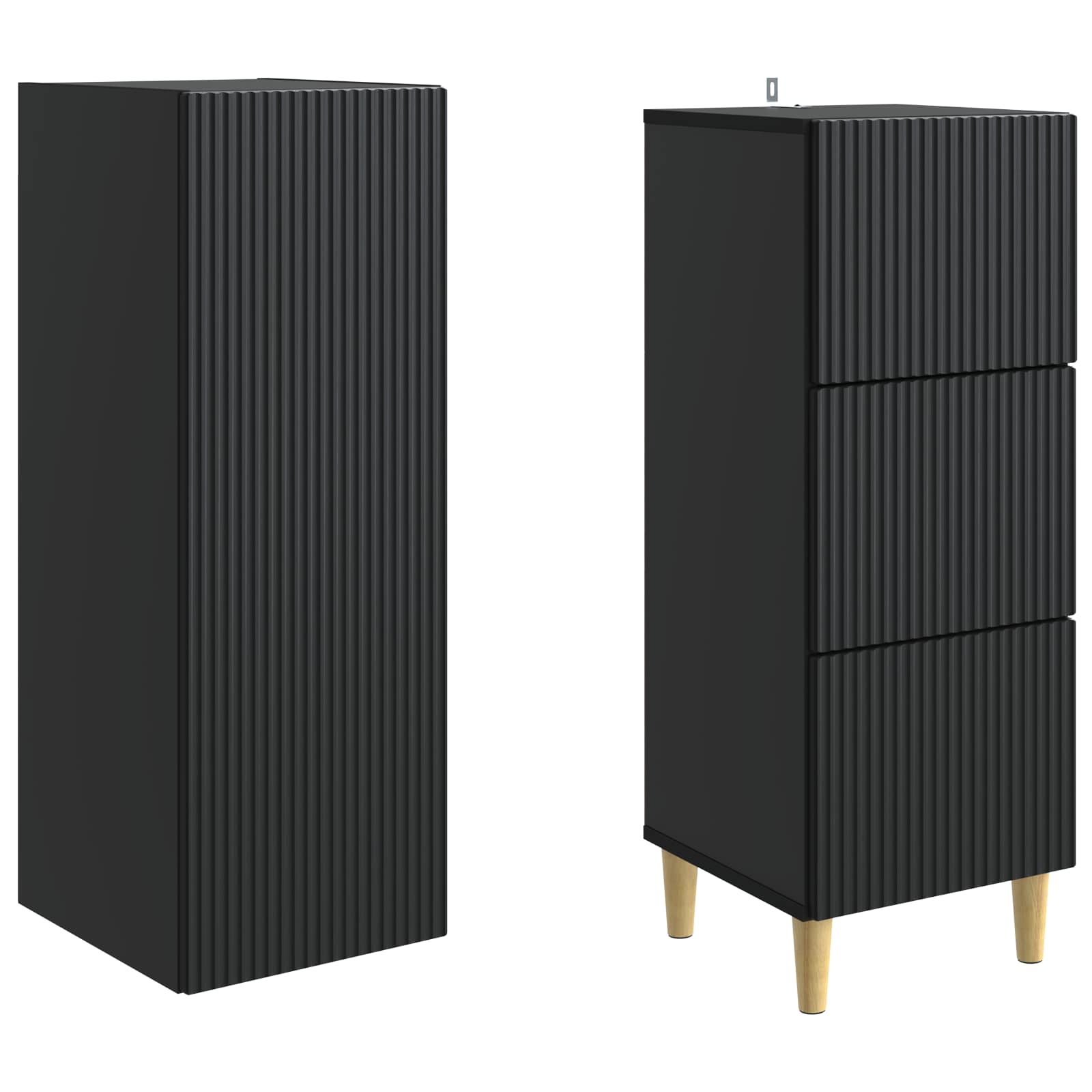 Ensemble de Meubles 2 pcs 33 x 34,5 x 90 cm Bois d'ingénierie - XIOS
