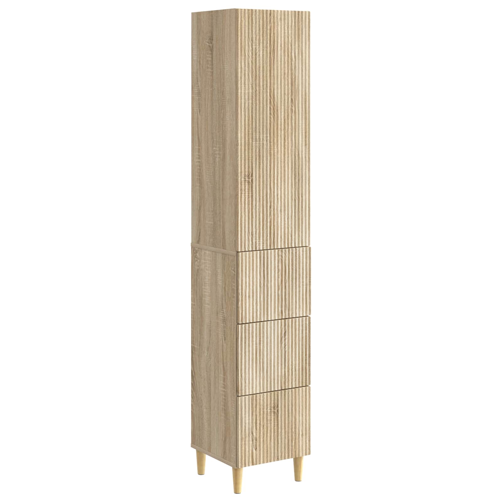 Ensemble de Meubles 2 pcs 33 x 34,5 x 90 cm Bois d'ingénierie - XIOS