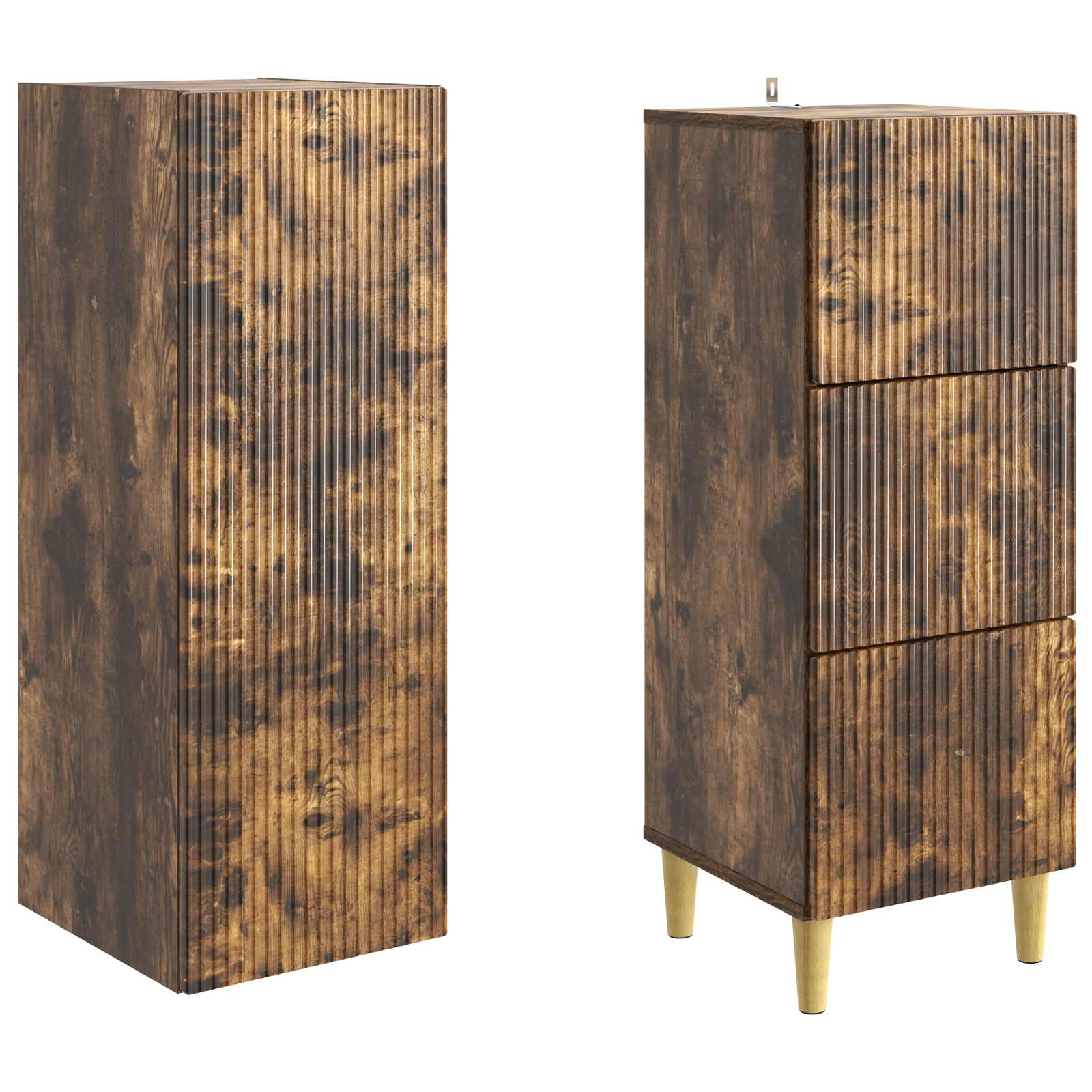 Ensemble de Meubles 2 pcs 33 x 34,5 x 90 cm Bois d'ingénierie - XIOS