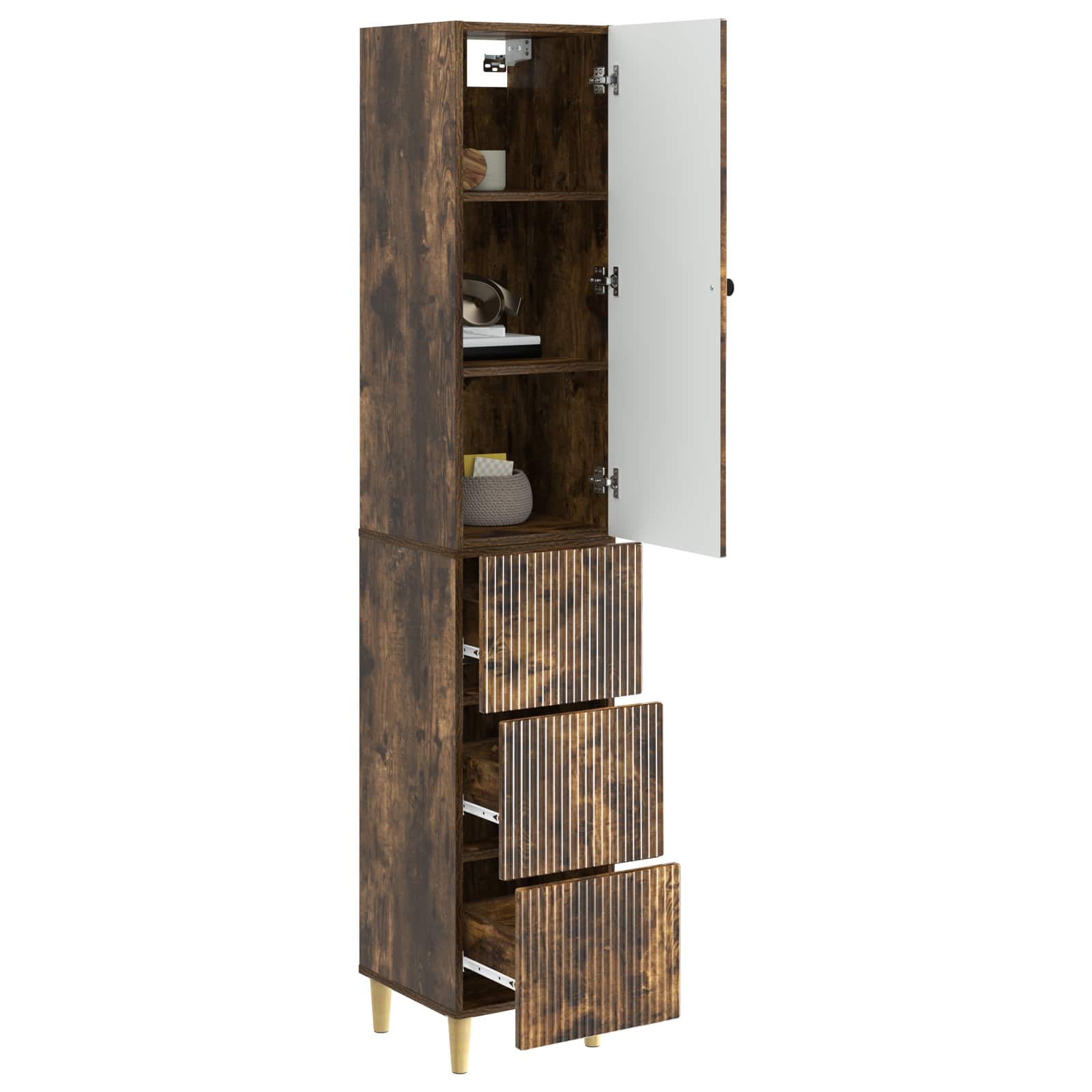 Ensemble de Meubles 2 pcs 33 x 34,5 x 90 cm Bois d'ingénierie - XIOS
