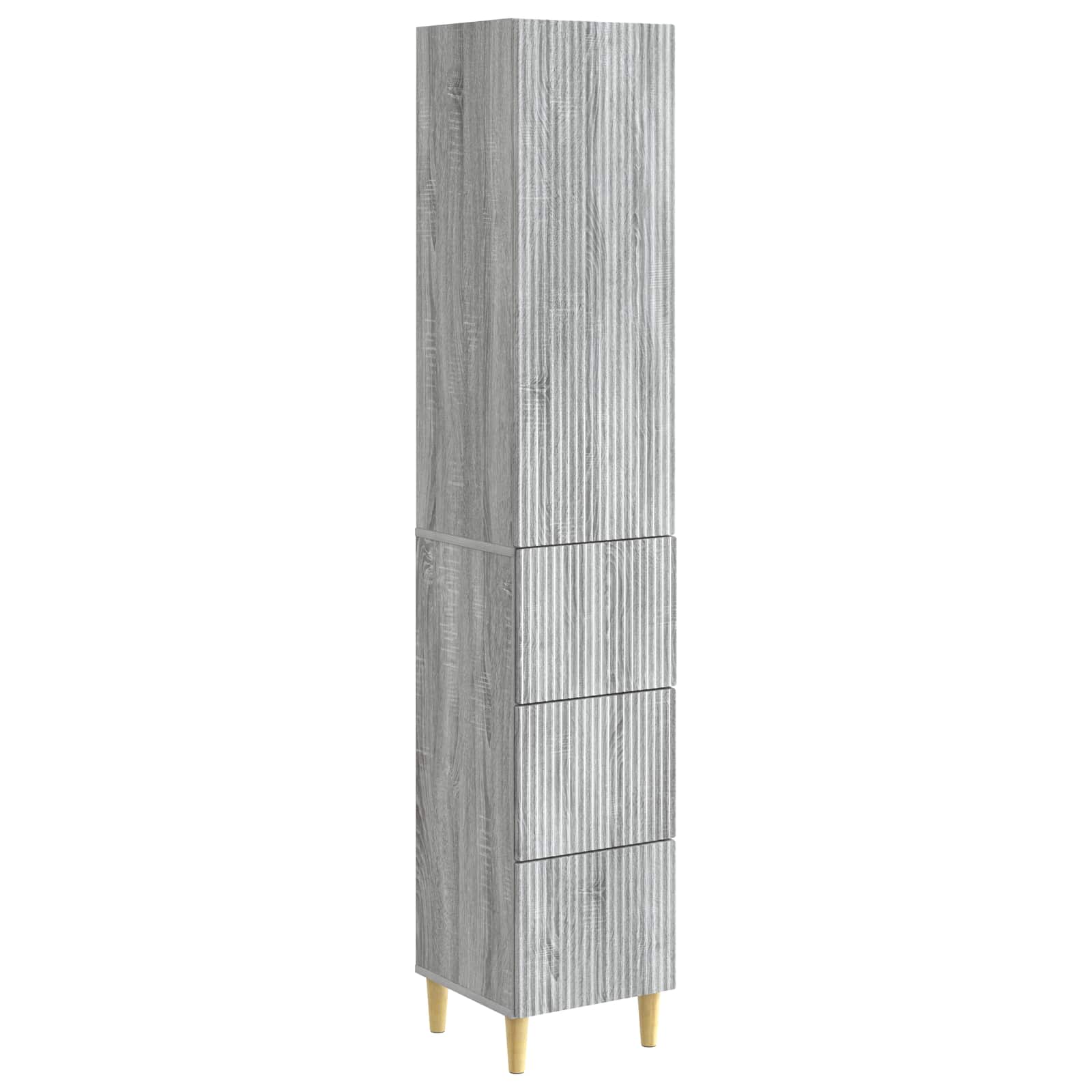Ensemble de Meubles 2 pcs Sonoma gris 33 x 34,5 x 90 cm - XIOS
