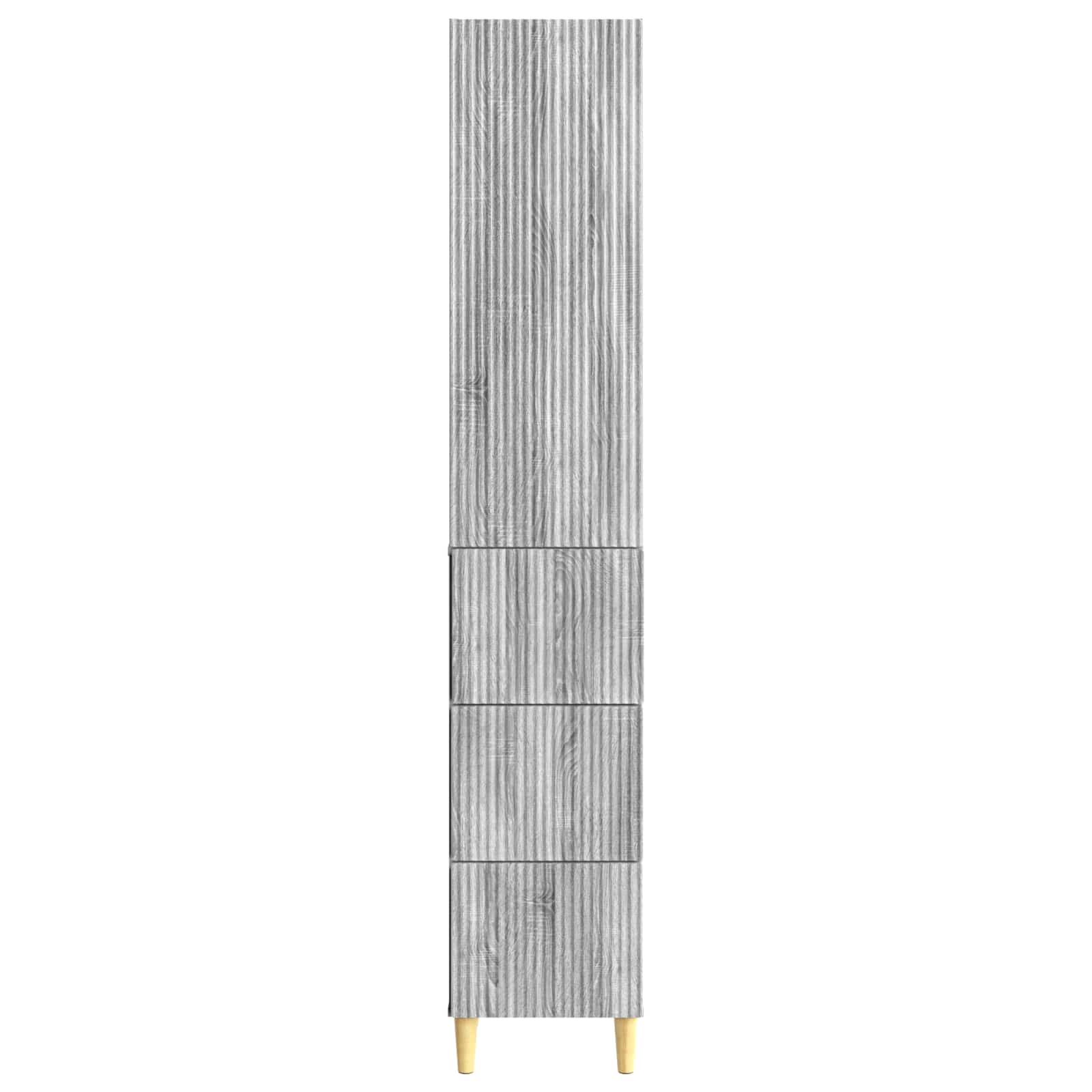 Ensemble de Meubles 2 pcs Sonoma gris 33 x 34,5 x 90 cm - XIOS