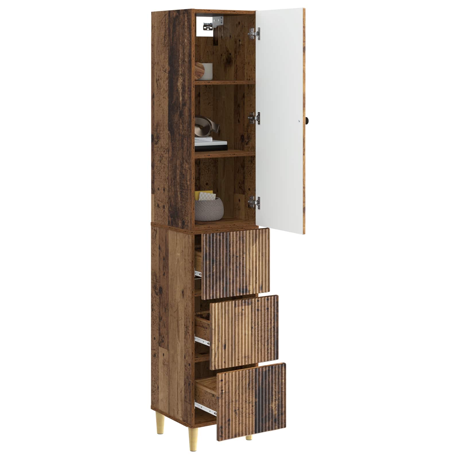 Ensemble de Meubles 2 pcs 33 x 34,5 x 90 cm Bois d'ingénierie - XIOS